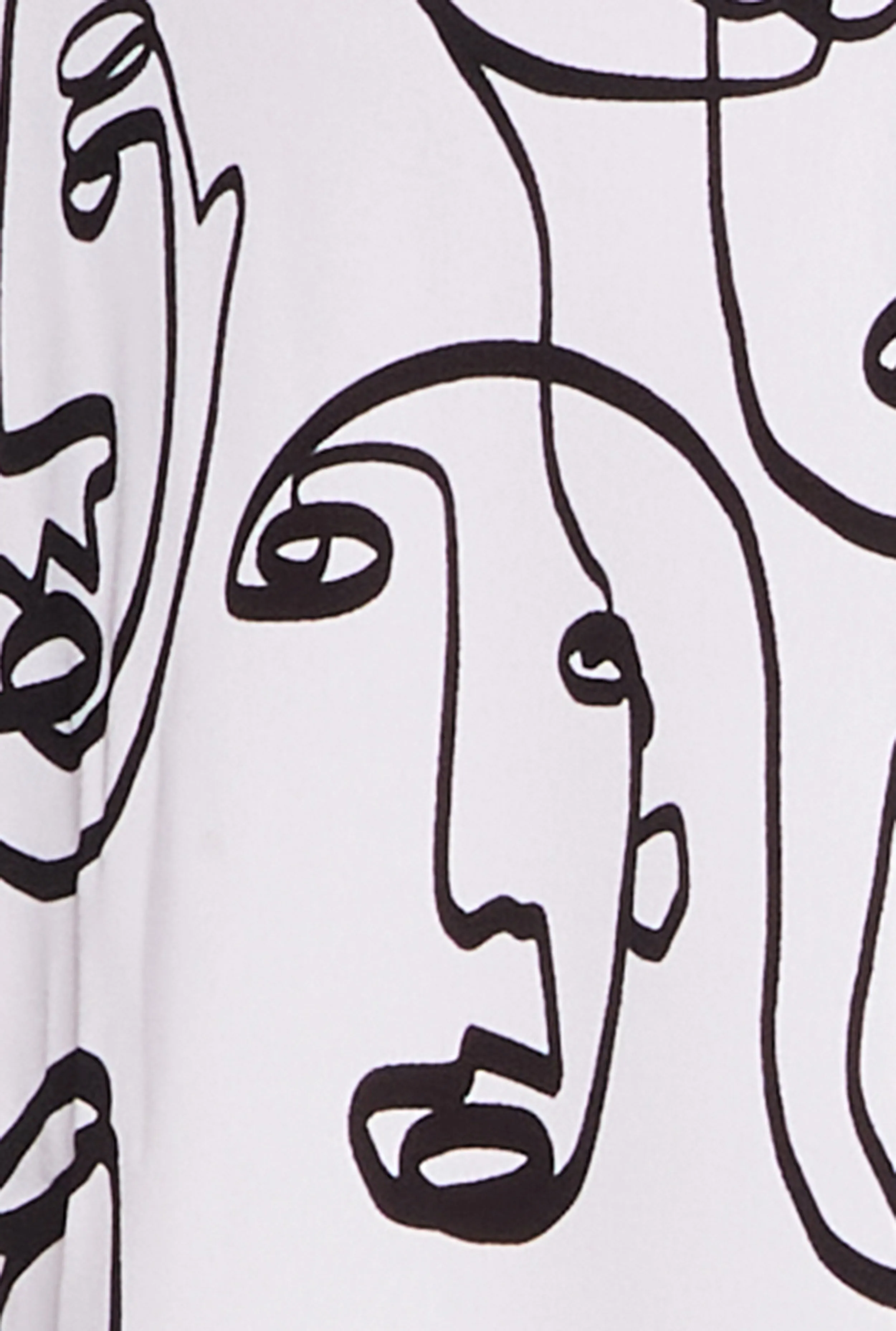 Plus Size Face Print Button Front Tunic Shirt sold by Rainbow product image thumbnail 4