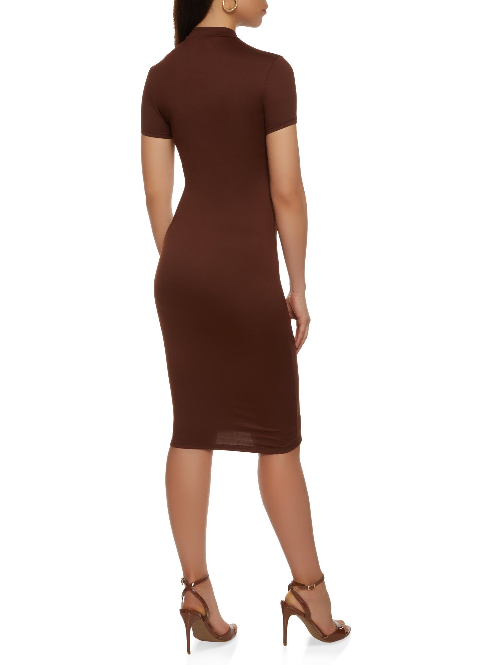 Short Sleeve T Shirt Midi Dress sold by Rainbow product image thumbnail 3