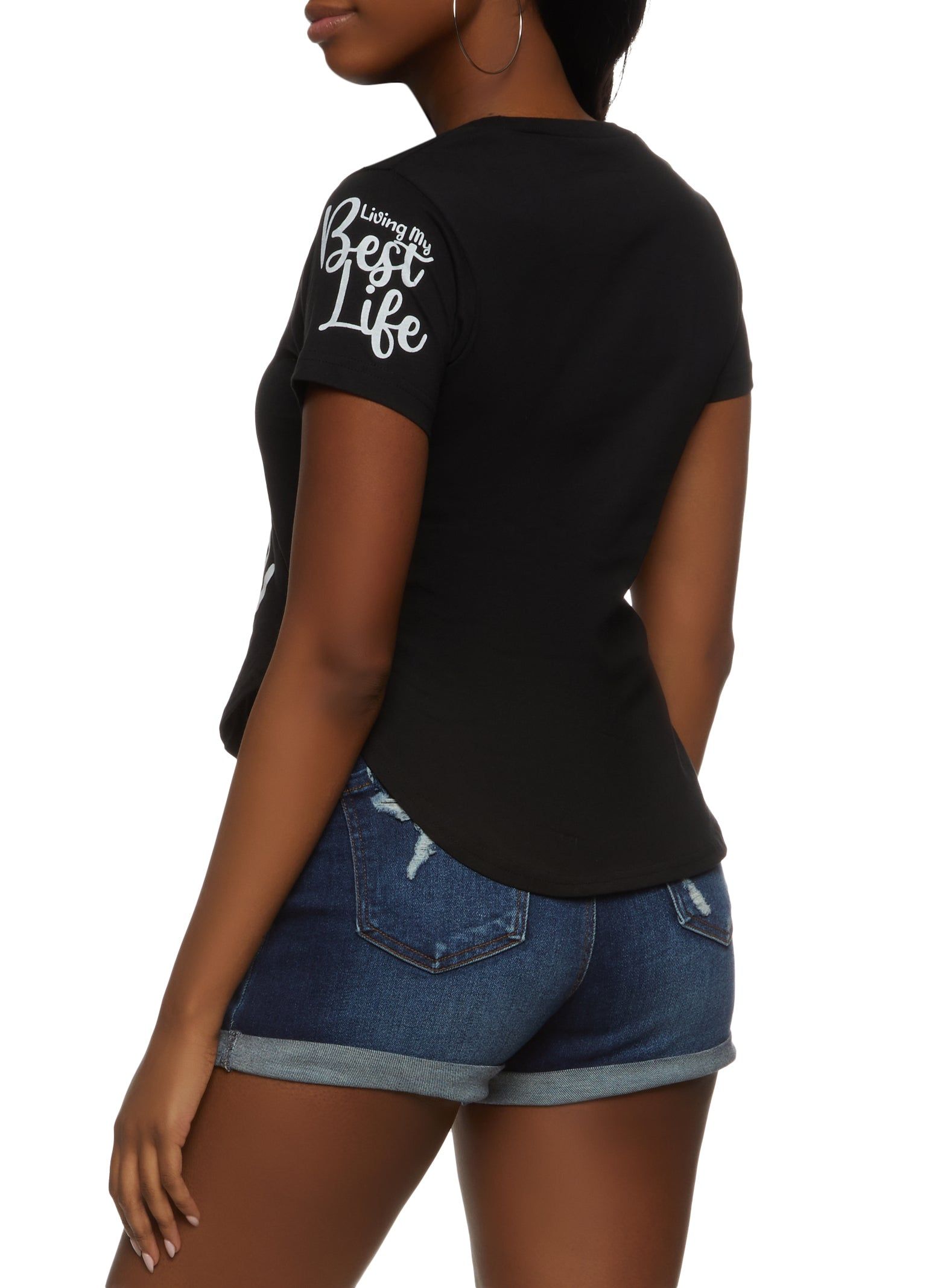 Living My Best Life Graphic Tee sold by Rainbow product image thumbnail 2