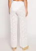 Floral Lace High Waisted Wide Leg Pants sold by Rainbow