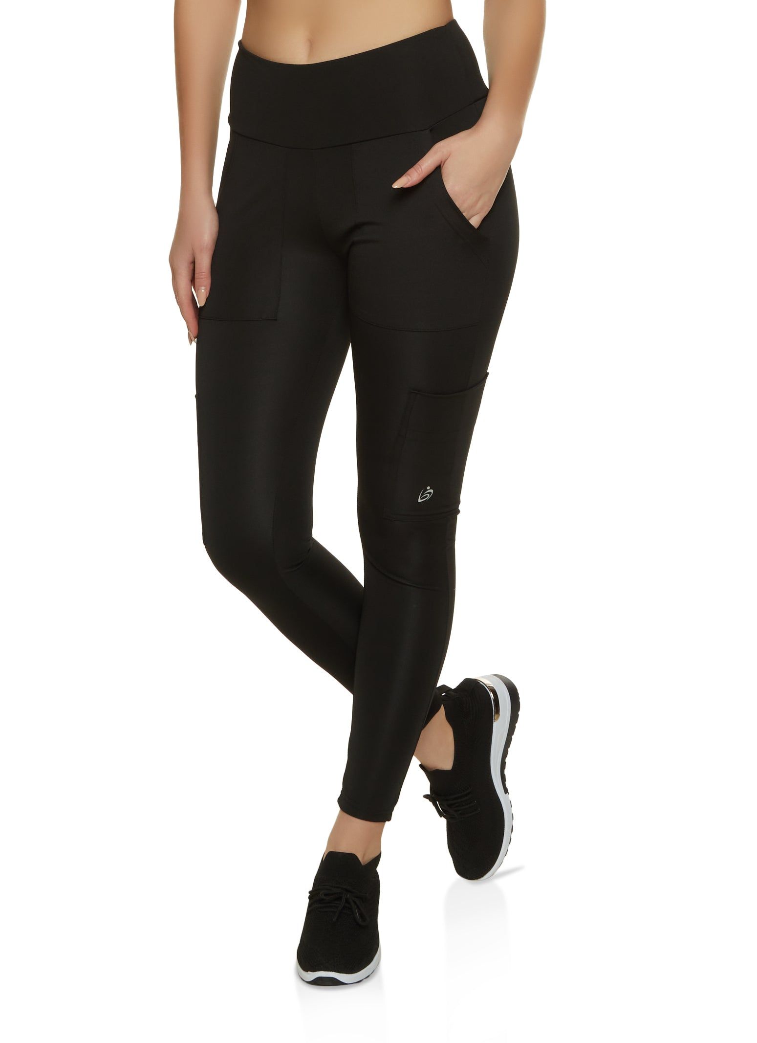 Solid Pocket Active Leggings sold by Rainbow