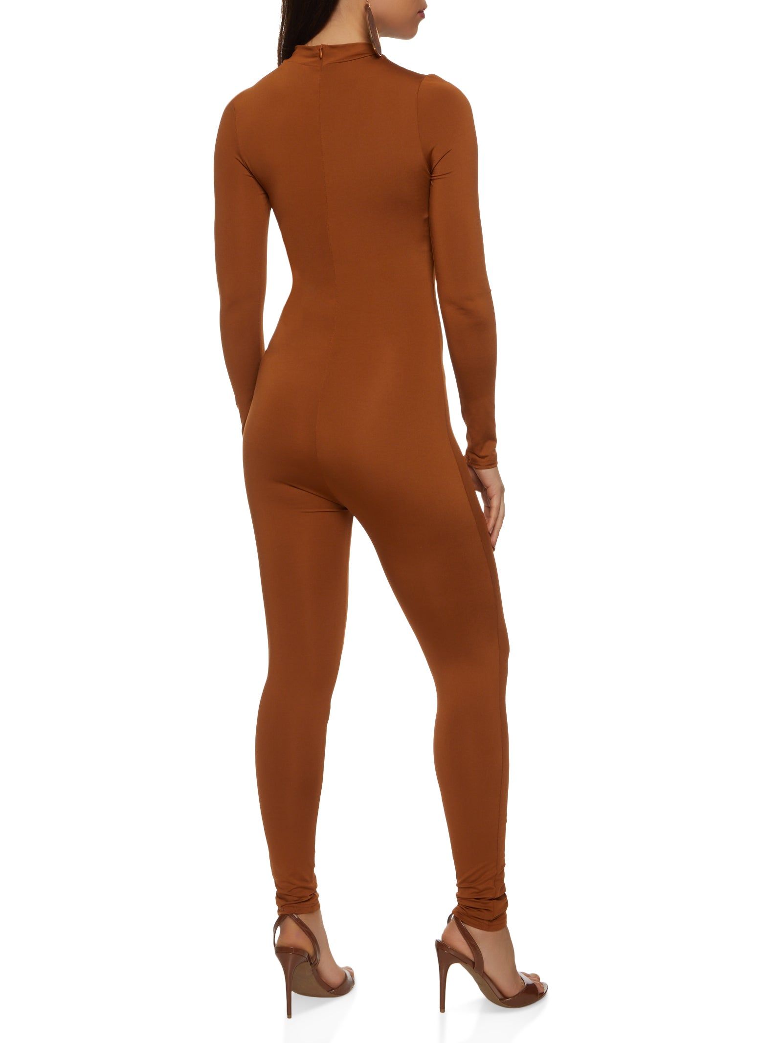 Mock Neck Zip Back Long Sleeve Catsuit sold by Rainbow product image thumbnail 2