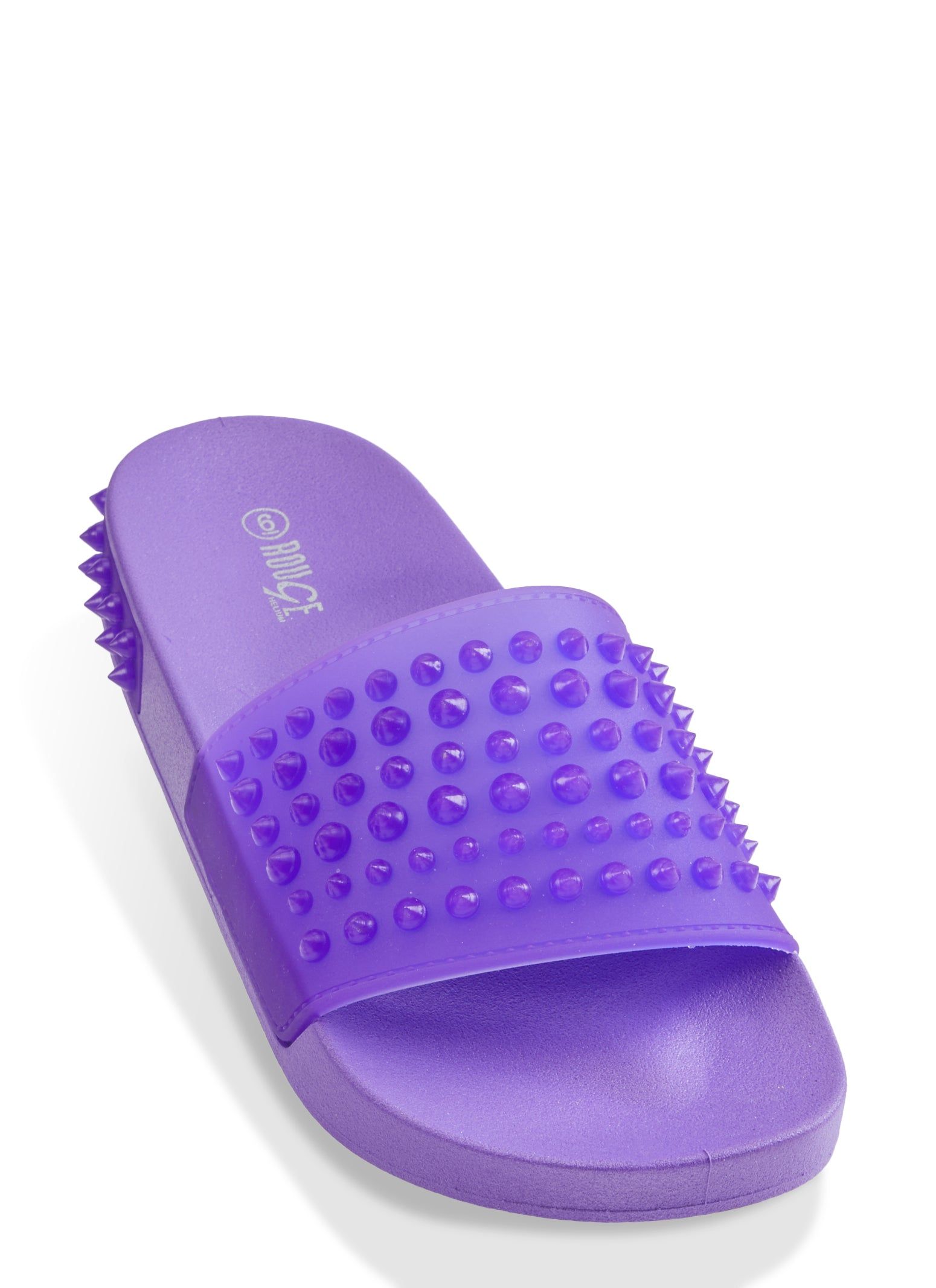 Jelly Studded Solid Slide Sandals sold by Rainbow