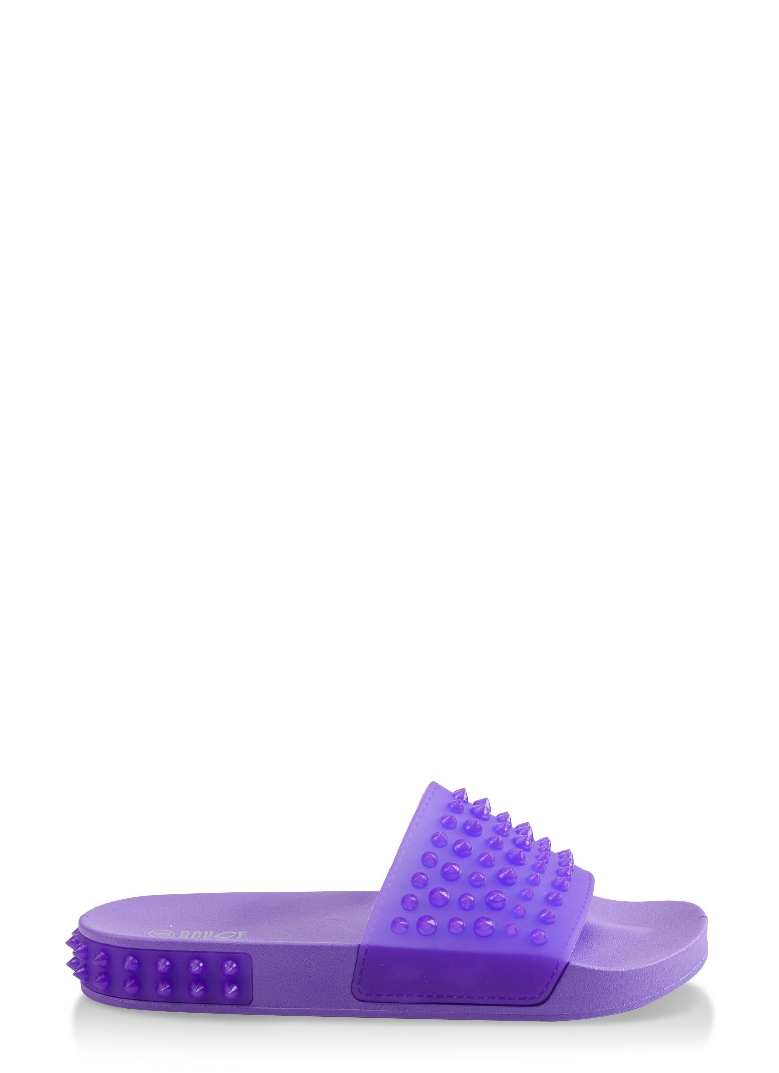 Jelly Studded Solid Slide Sandals sold by Rainbow product image thumbnail 2