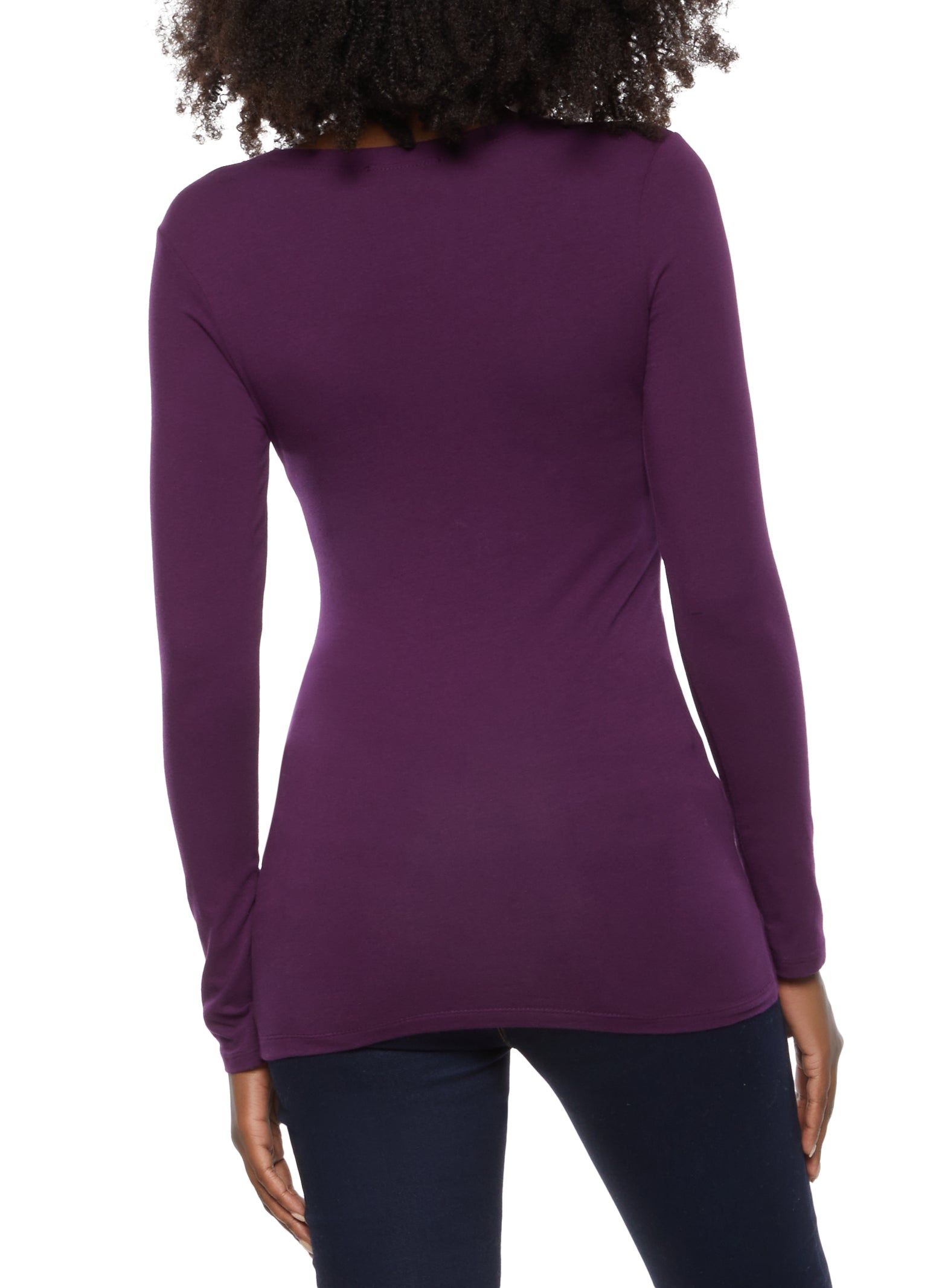 Solid Long Sleeve Tee sold by Rainbow product image thumbnail 2