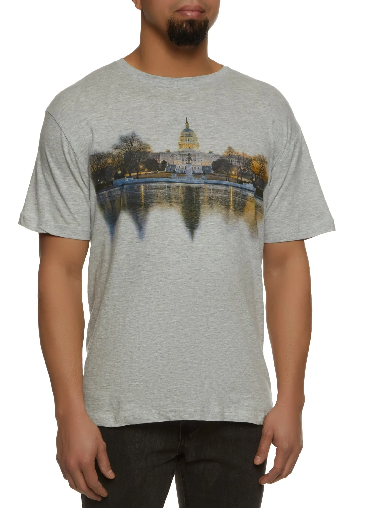 Mens Washington DC Graphic Tee sold by Rainbow