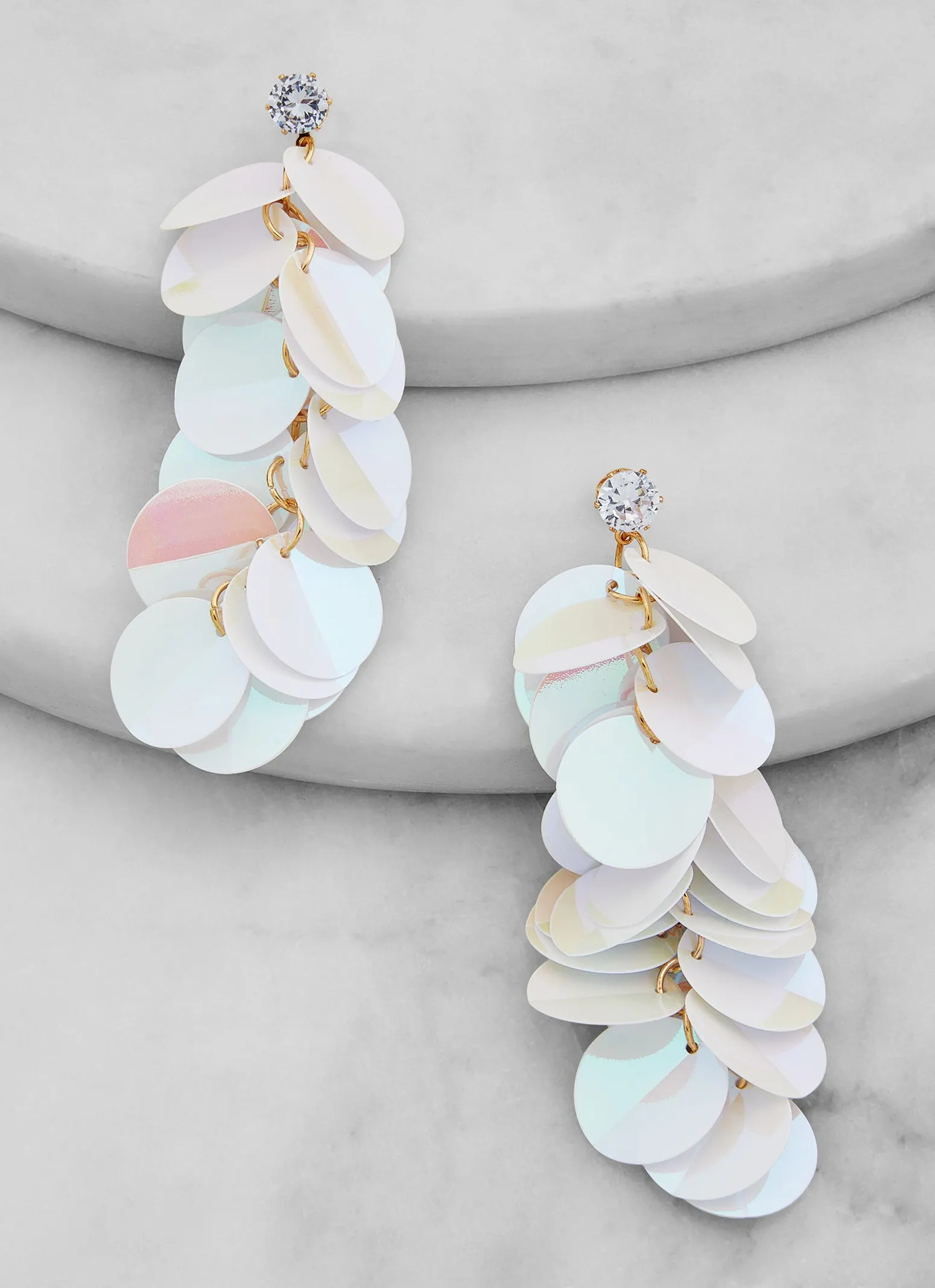 Sequin Drop Earrings sold by Rainbow product image thumbnail 2