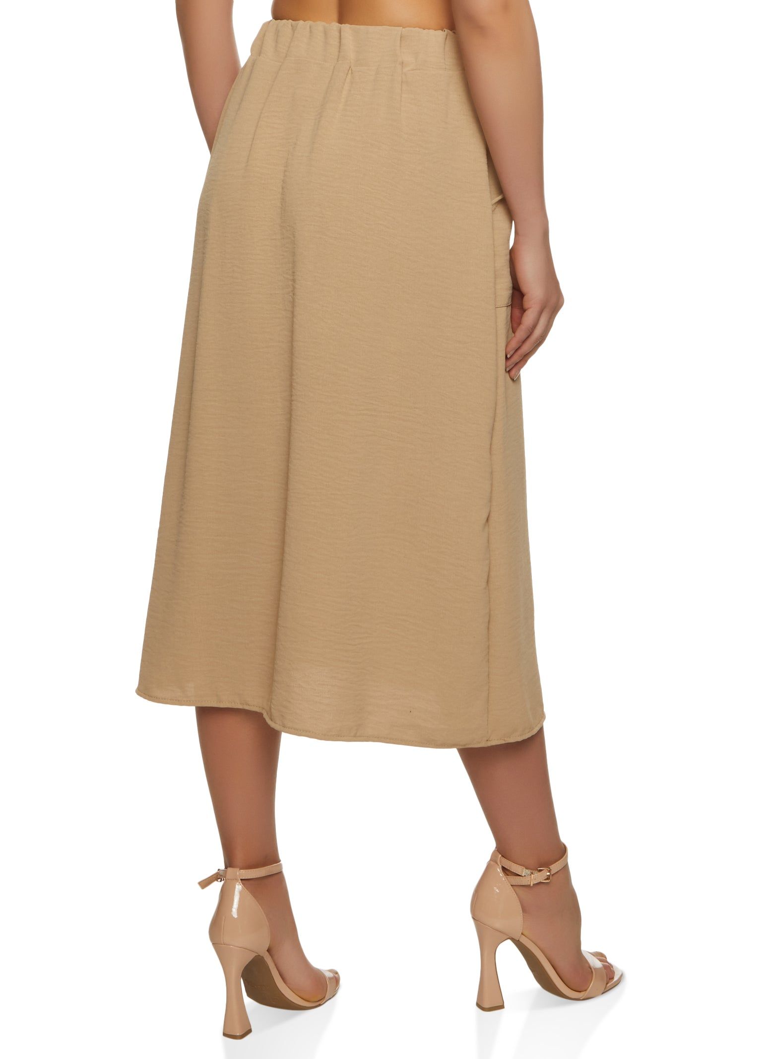 Airy Pocket Midi Skirt sold by Rainbow product image thumbnail 2