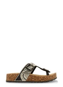 Embellished Footbed Thong Sandals sold by Rainbow