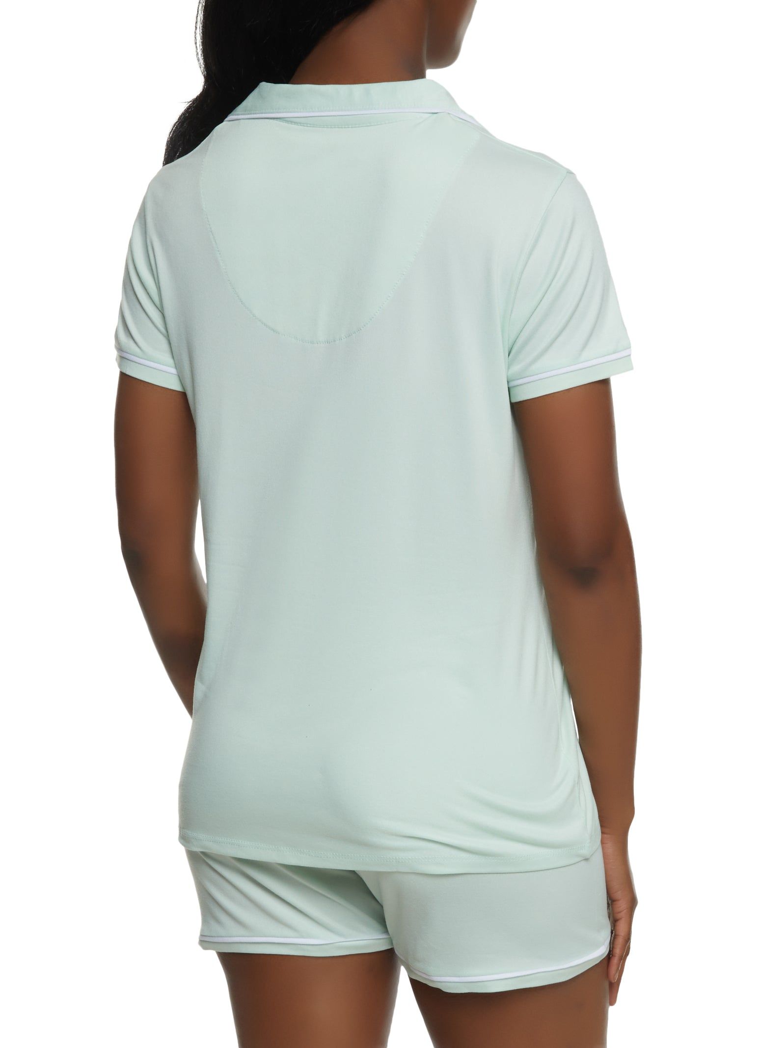 Theres No Place Like Bed Pajama Shirt and Shorts sold by Rainbow product image thumbnail 2