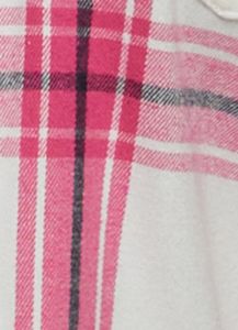 Plaid Button Front Pocket Detail Shacket sold by Rainbow