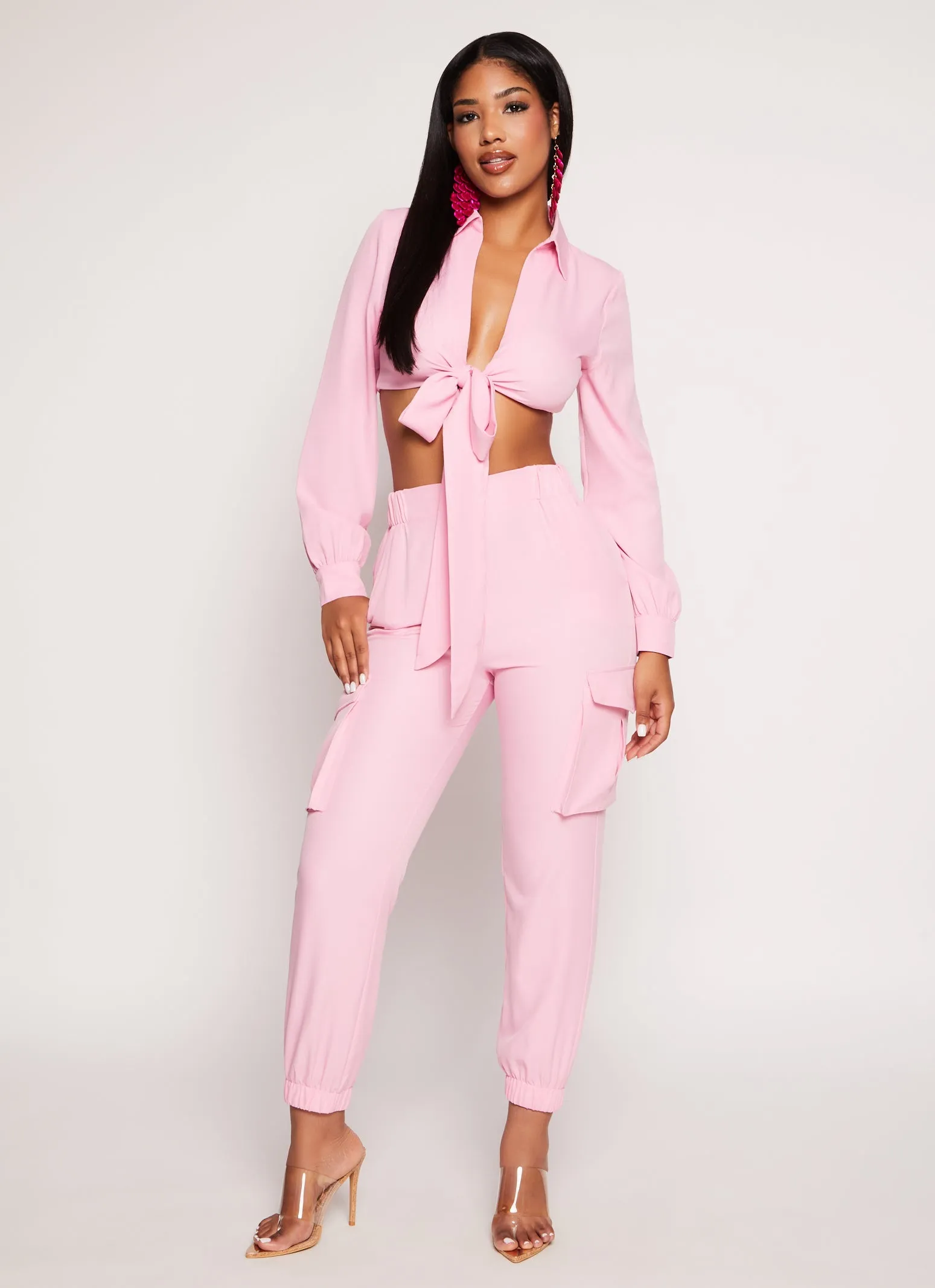 Pull On Cargo High Waist Joggers sold by Rainbow