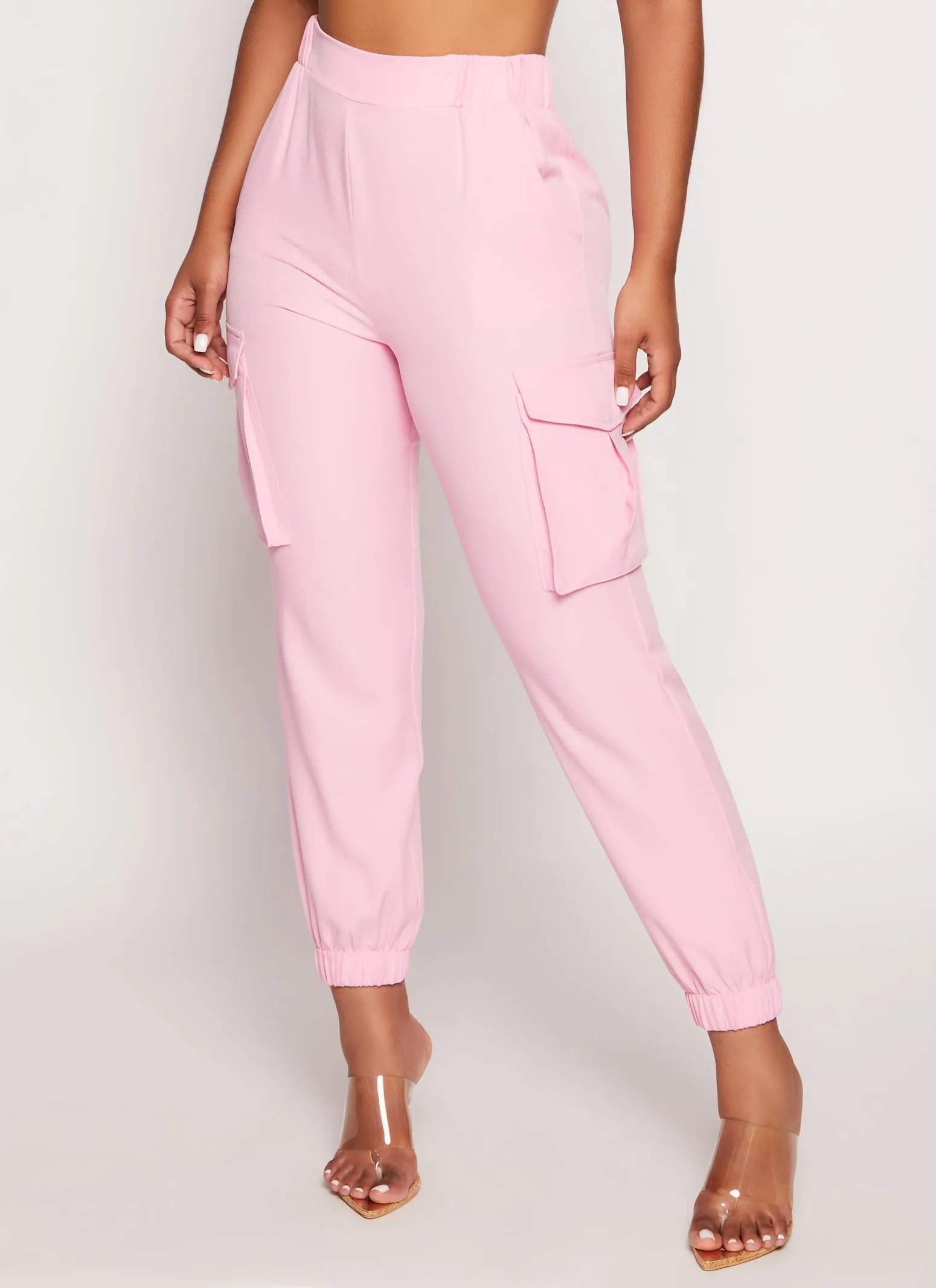 Pull On Cargo High Waist Joggers sold by Rainbow product image thumbnail 2