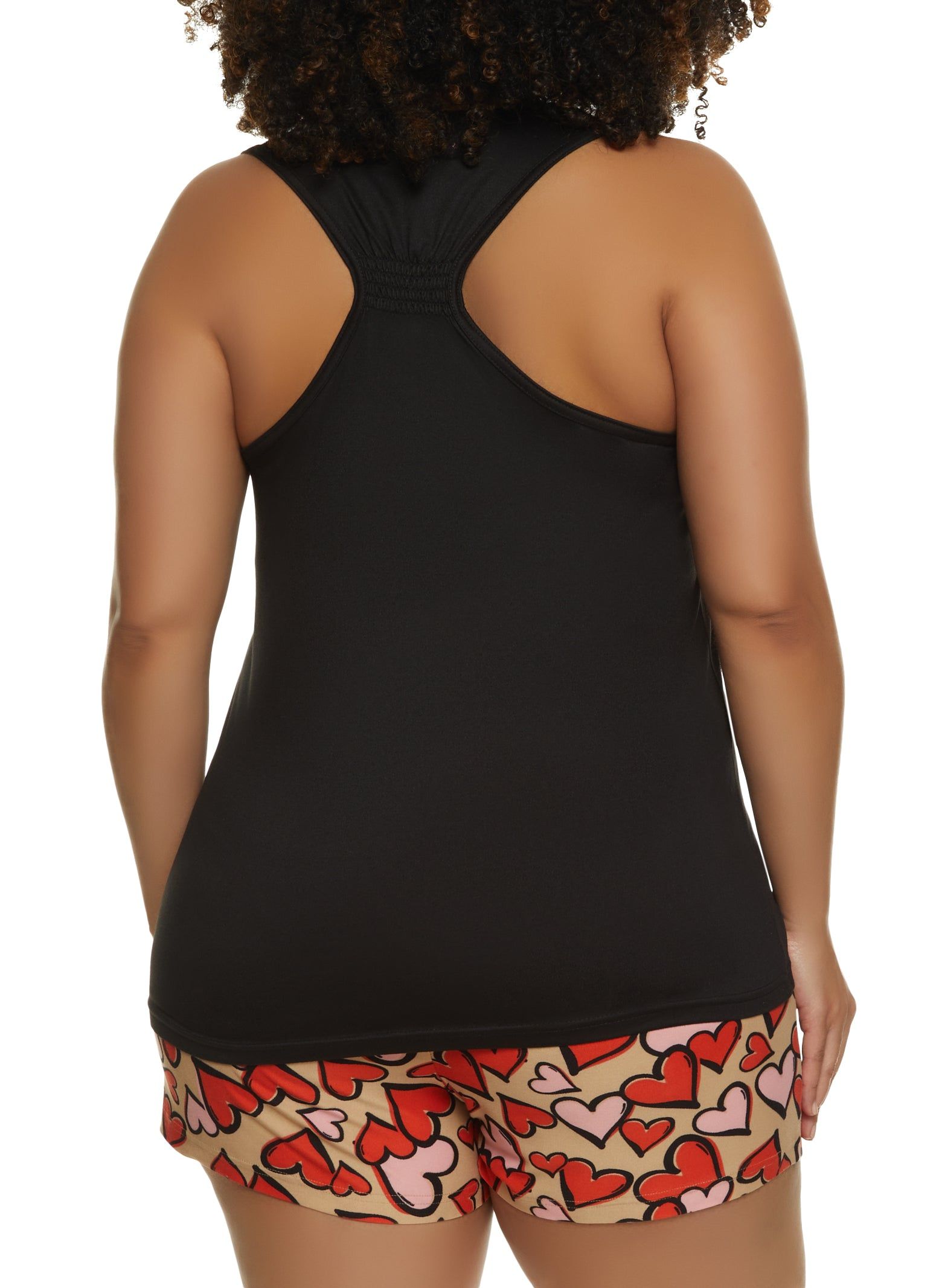 Plus Size Sexy Fabulous and Single Pajama Tank Top and Shorts sold by Rainbow product image thumbnail 2
