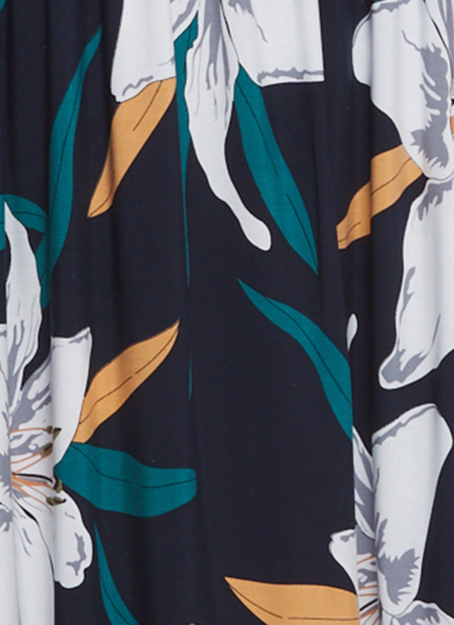 Plus Size Floral Print Smocked Convertible Maxi Dress sold by Rainbow product image thumbnail 4