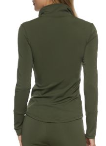 Solid Zip Front Mock Neck Track Jacket sold by Rainbow