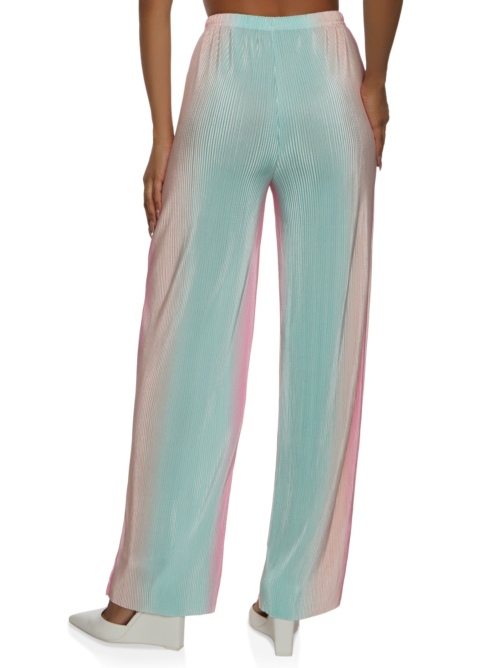 Ombre Plisse Wide Leg Pants sold by Rainbow product image thumbnail 2