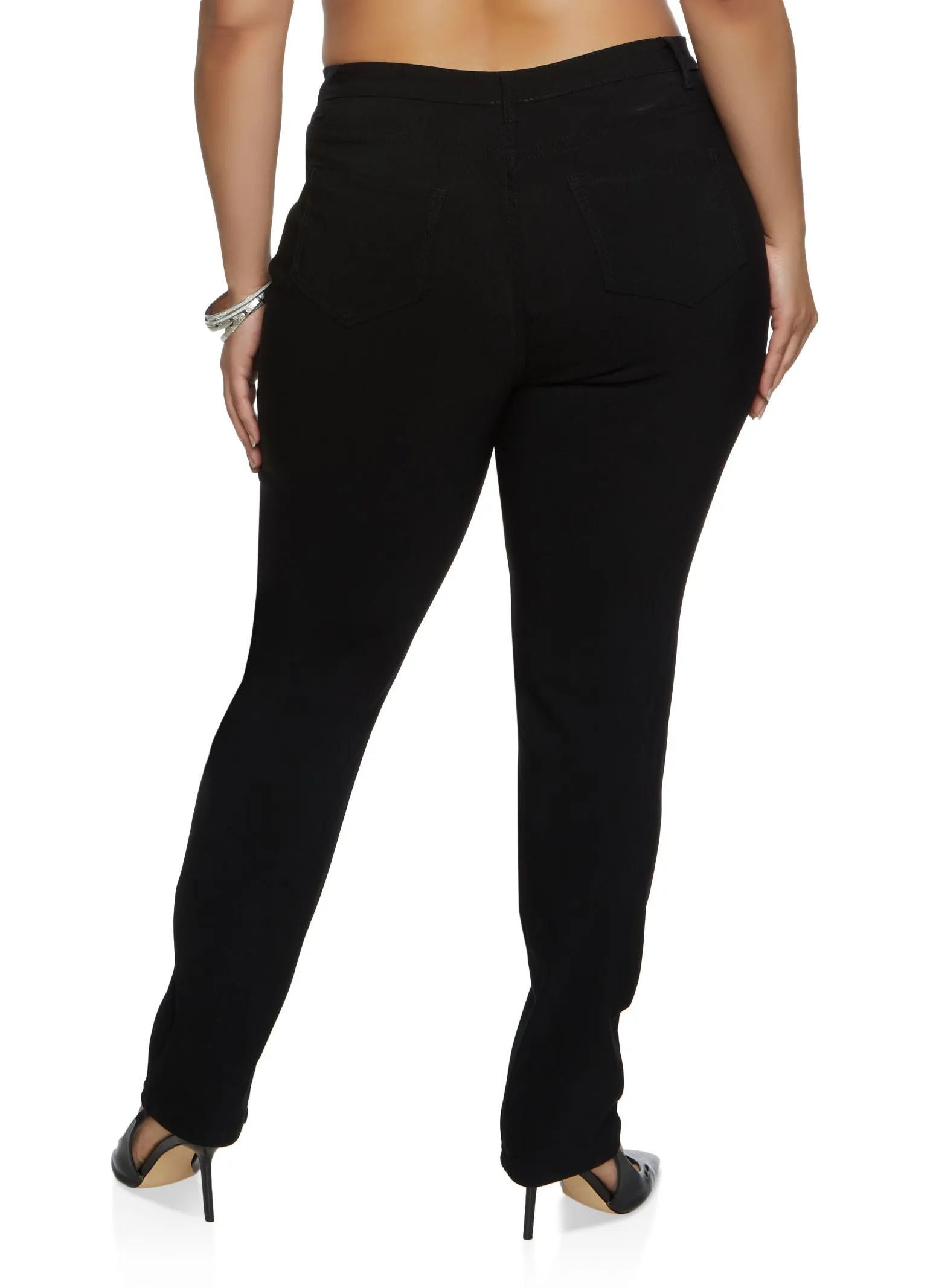 Plus Size Daisy High Waist Slim Fit Pants sold by Rainbow product image thumbnail 2