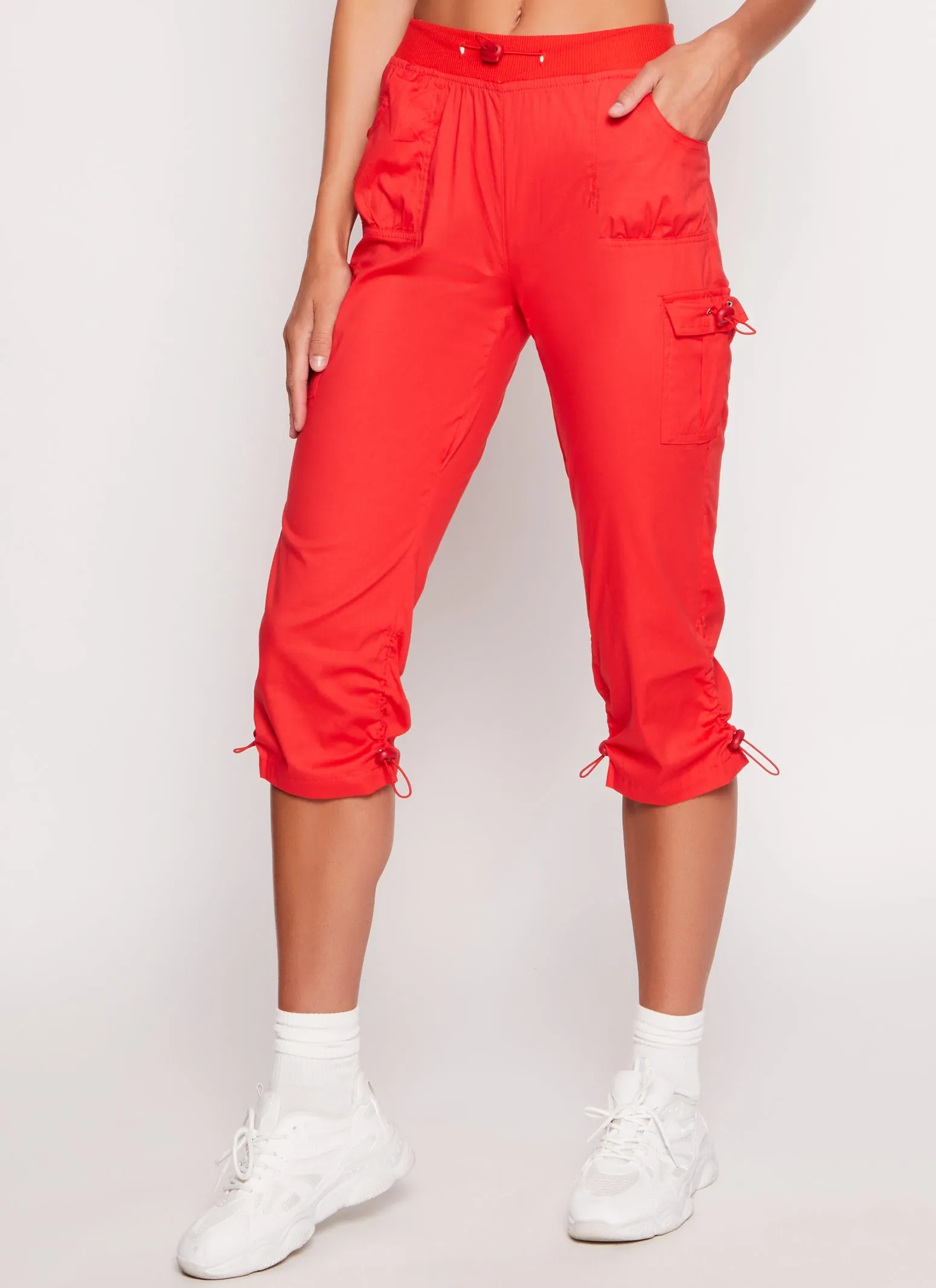 Toggle Drawstring Capri Cargo Pants sold by Rainbow product image thumbnail 2