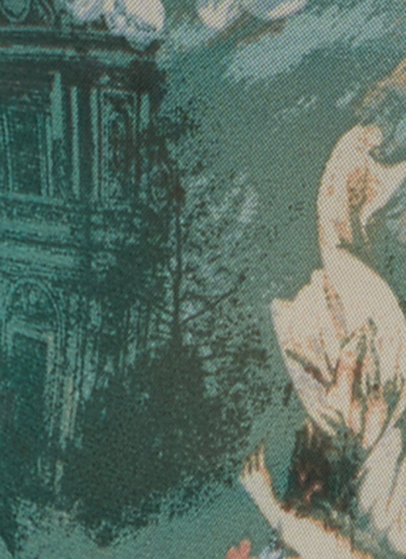 Plus Size Printed Mesh Mock Neck Bodysuit sold by Rainbow product image thumbnail 4