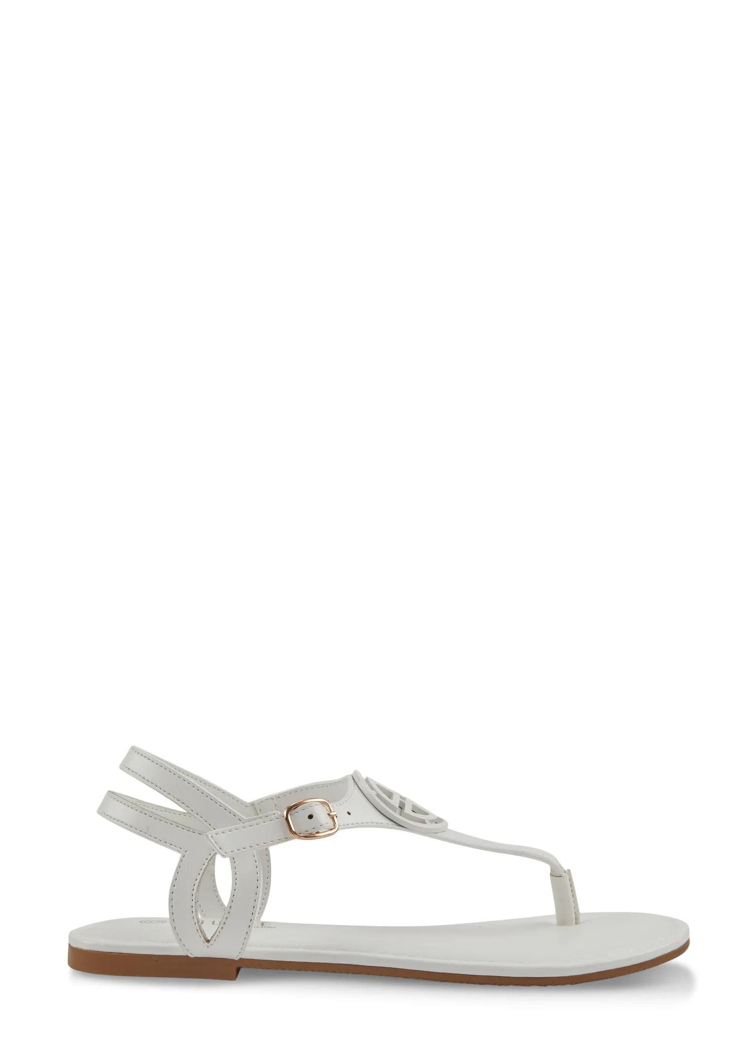 Geo Pendant Thong Ankle Strap Sandals sold by Rainbow product image thumbnail 2