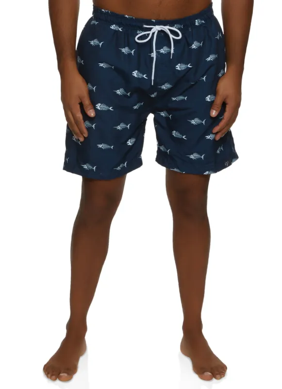 Mens Printed Swim Trunks sold by Rainbow