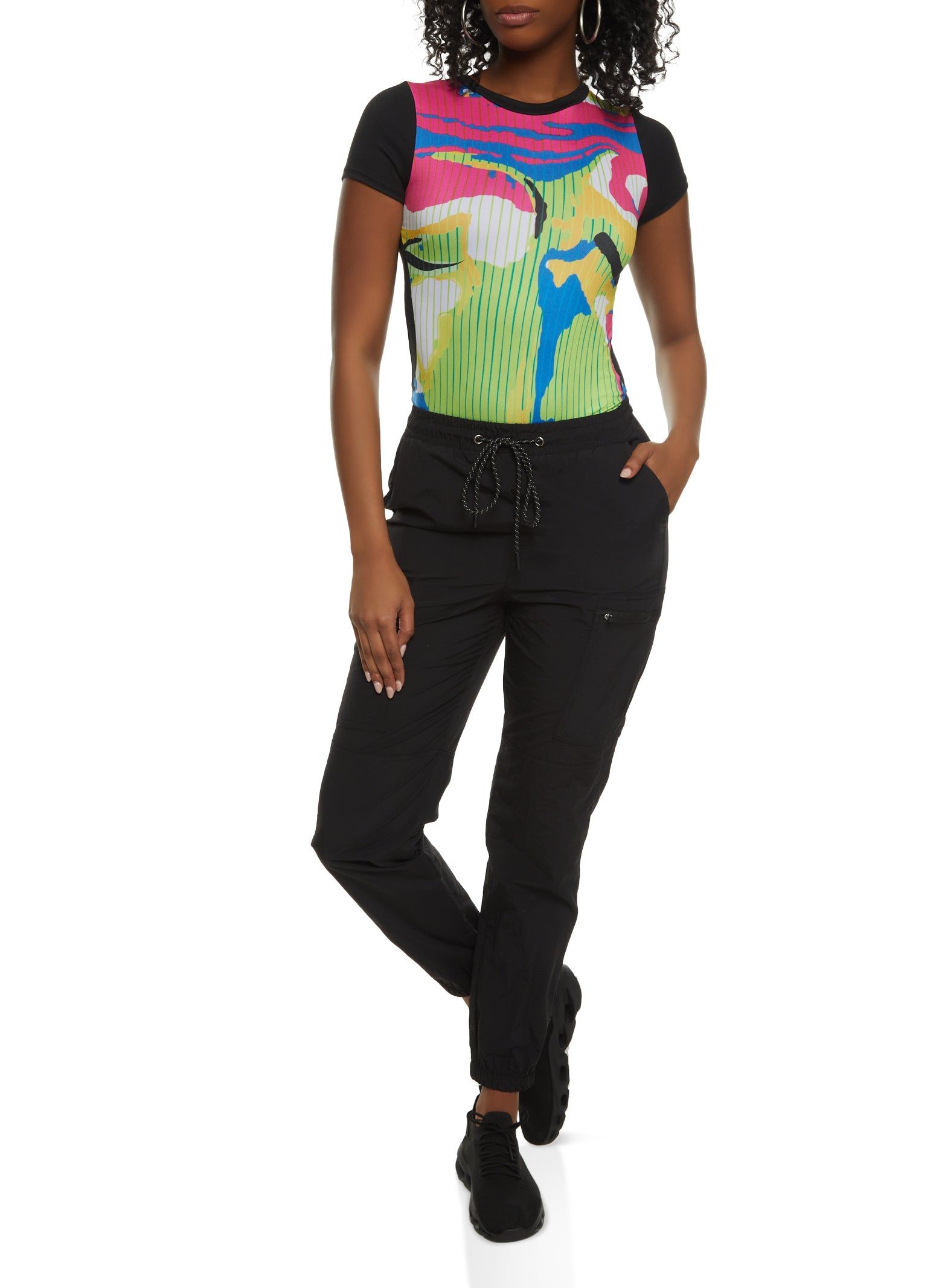 Nylon Drawstring Joggers sold by Rainbow product image thumbnail 2