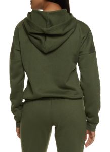 Drop Shoulder Drawstring Hem Pullover Hoodie sold by Rainbow