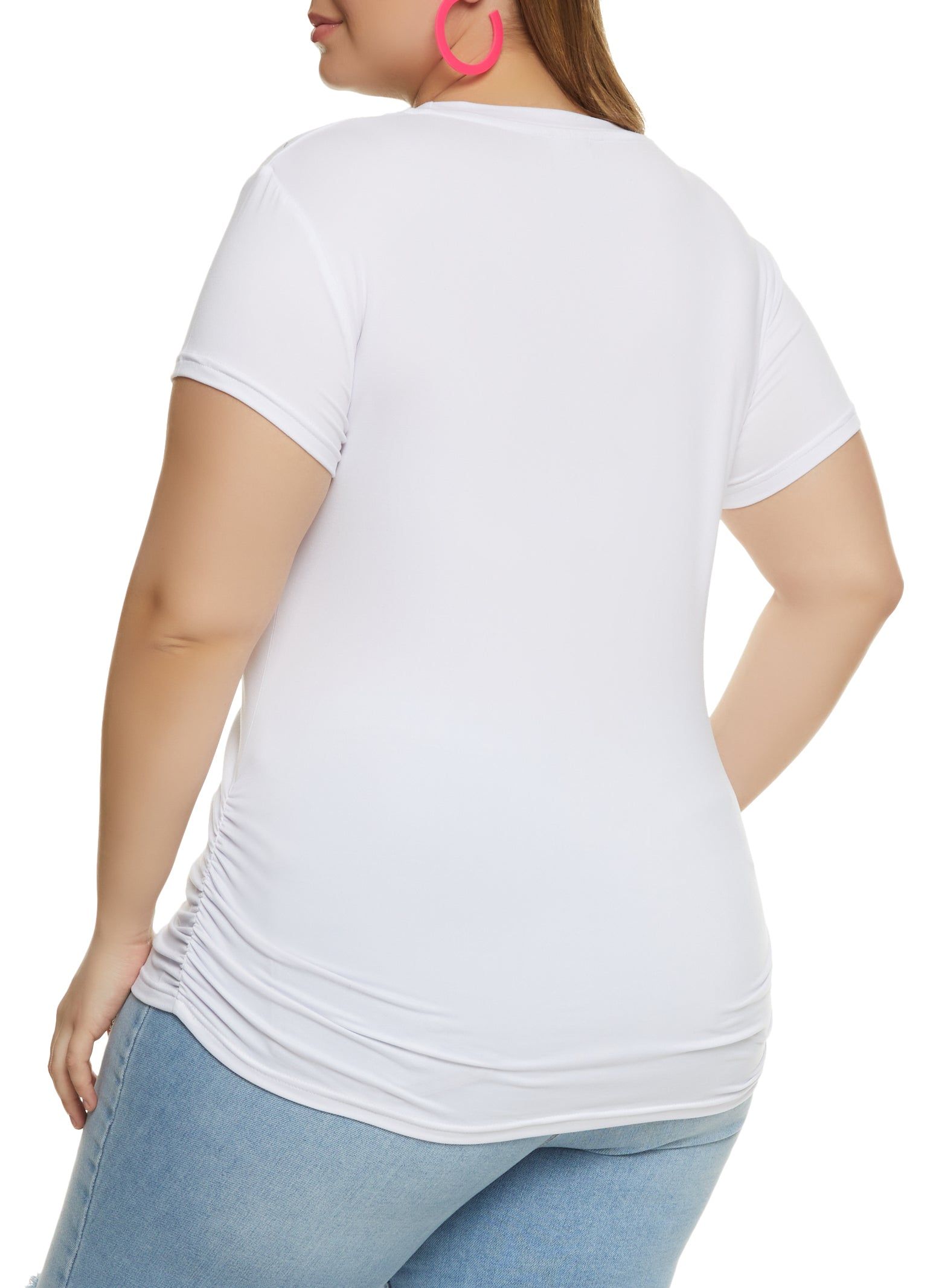 Plus Size Always Be Kind To Your Mind Graphic Tee sold by Rainbow product image thumbnail 2
