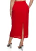 Plus Size Linen Toggle Drawstring Cargo Skirt sold by Rainbow