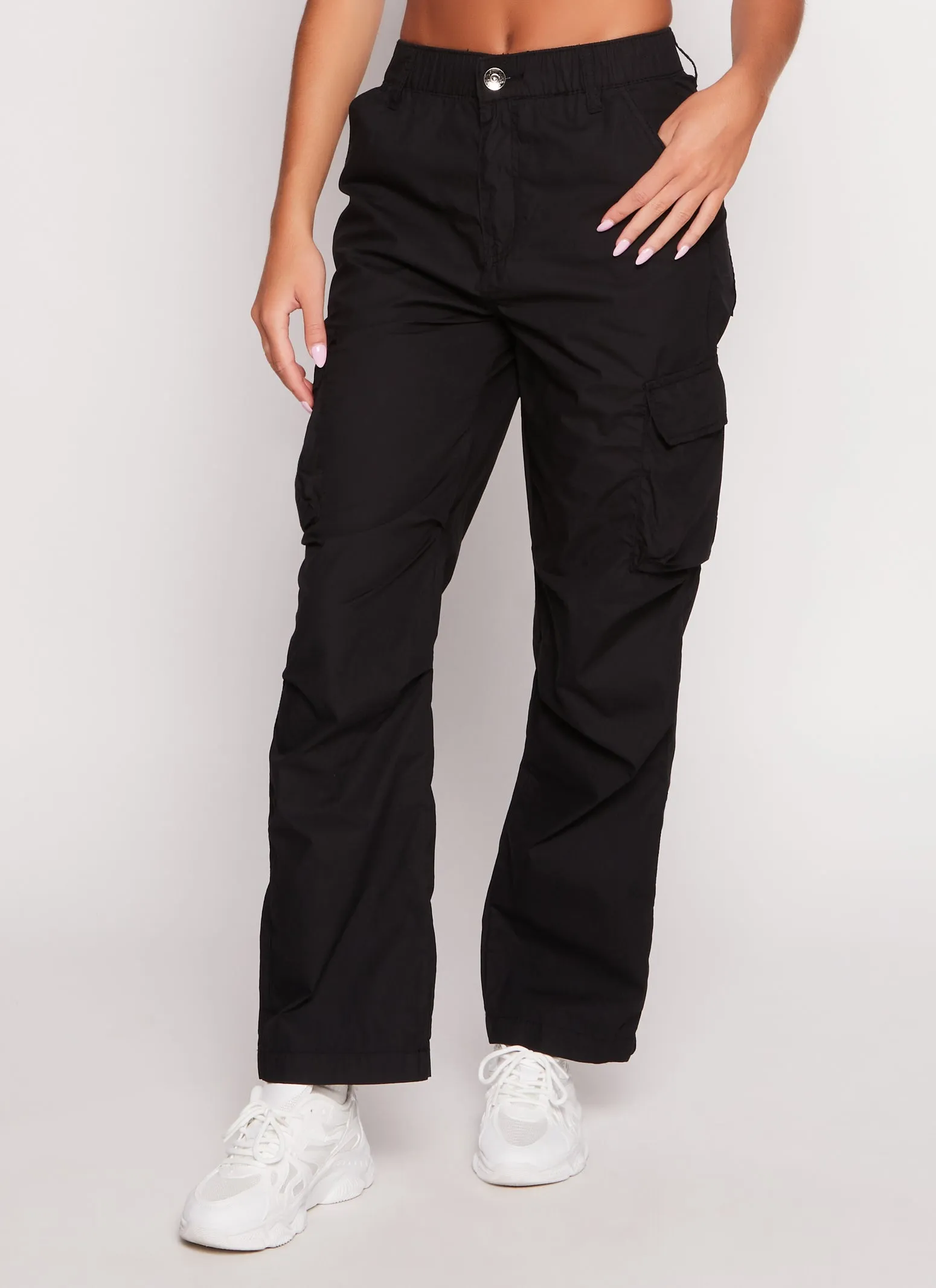 Poplin High Waist Cargo Pants sold by Rainbow product image thumbnail 2