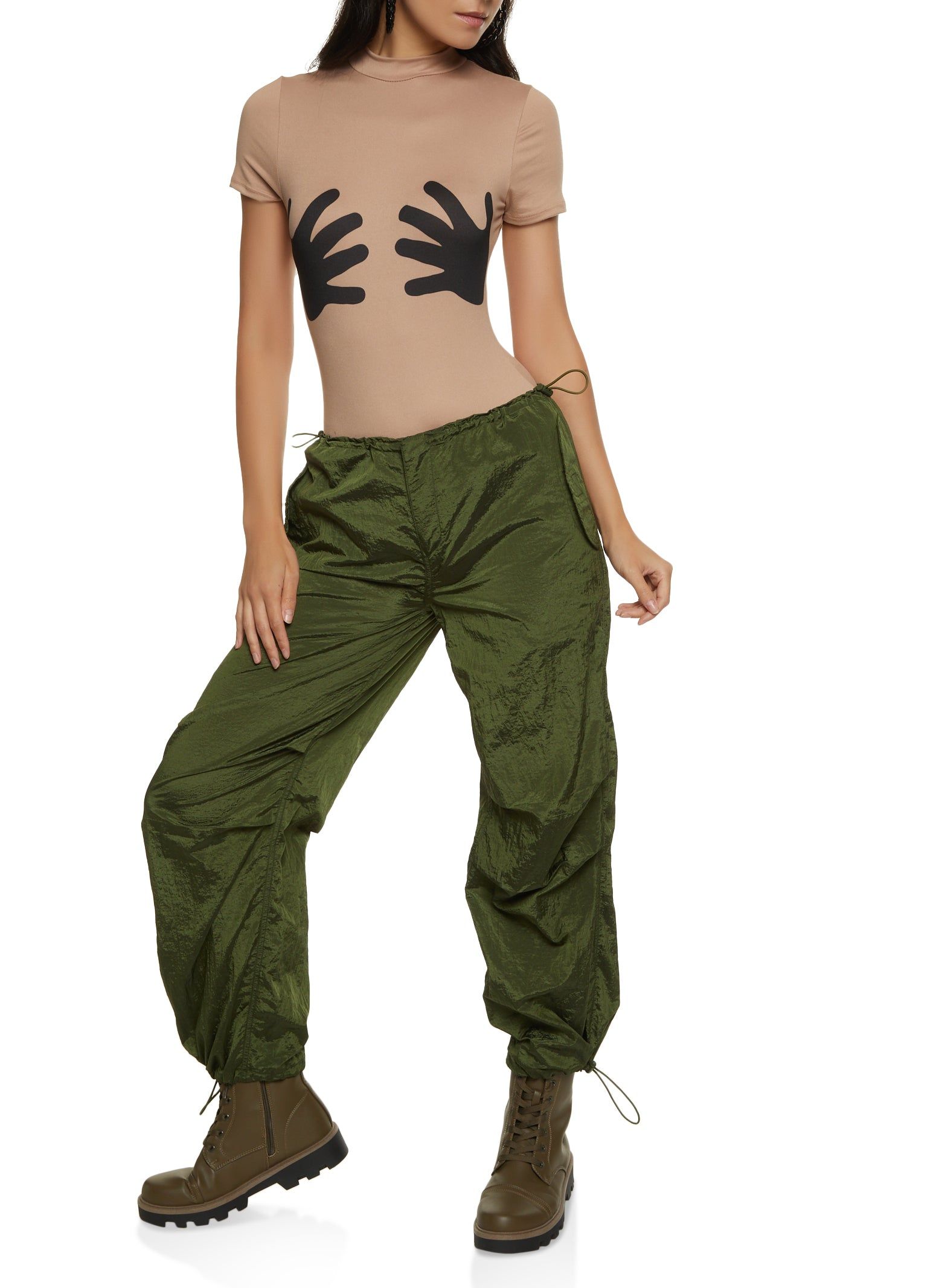 Drawstring Parachute Pants sold by Rainbow product image thumbnail 2