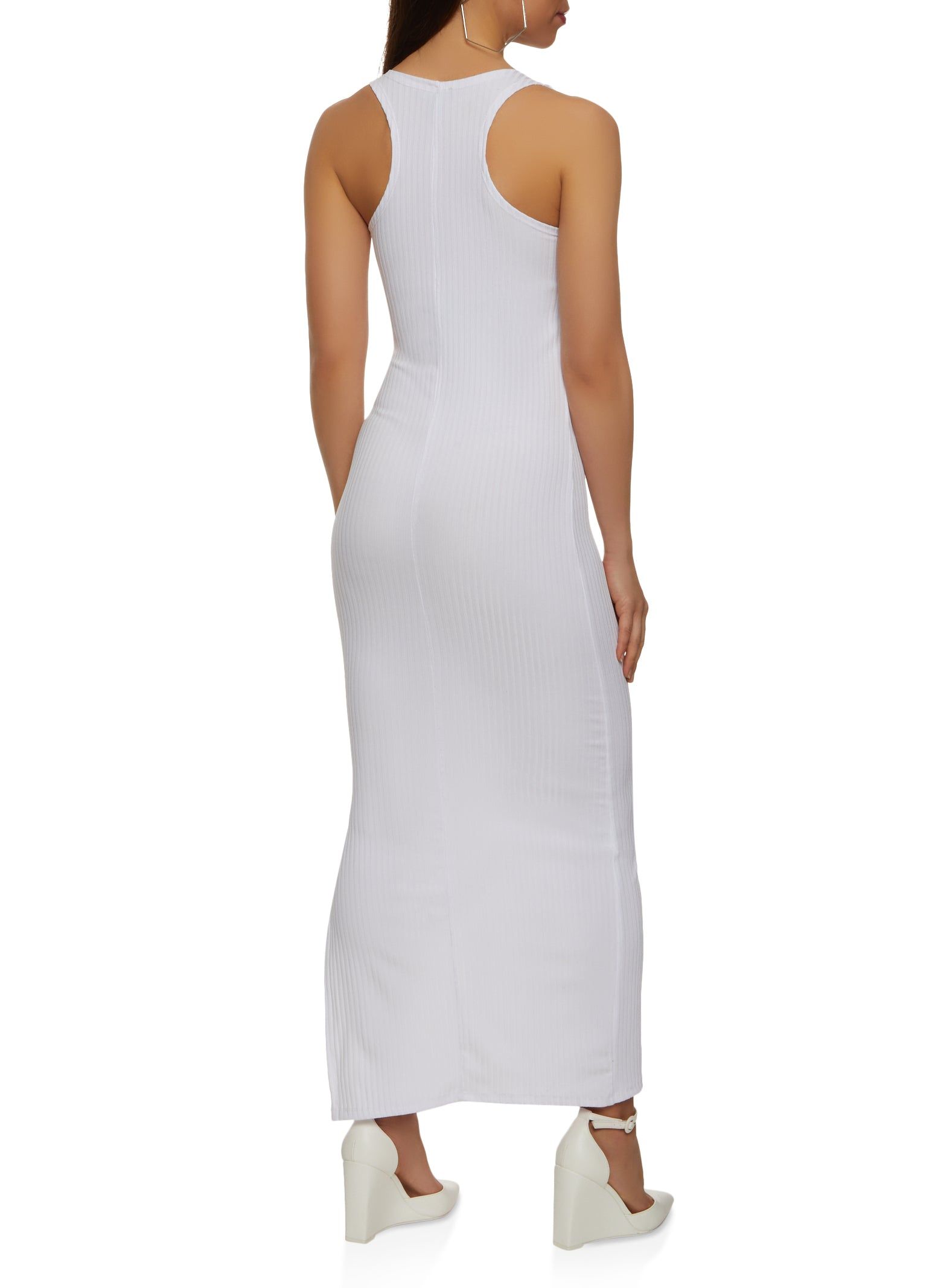 Ribbed Knit Tank Maxi Dress sold by Rainbow product image thumbnail 3