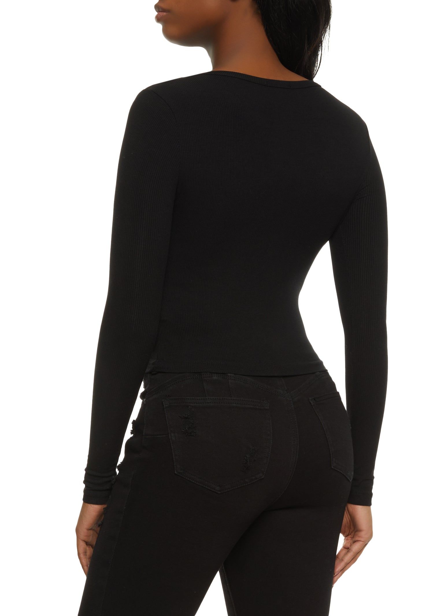 Ribbed Cut Out Top sold by Rainbow product image thumbnail 2