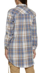 Plaid Flannel Tunic Shirt sold by Rainbow