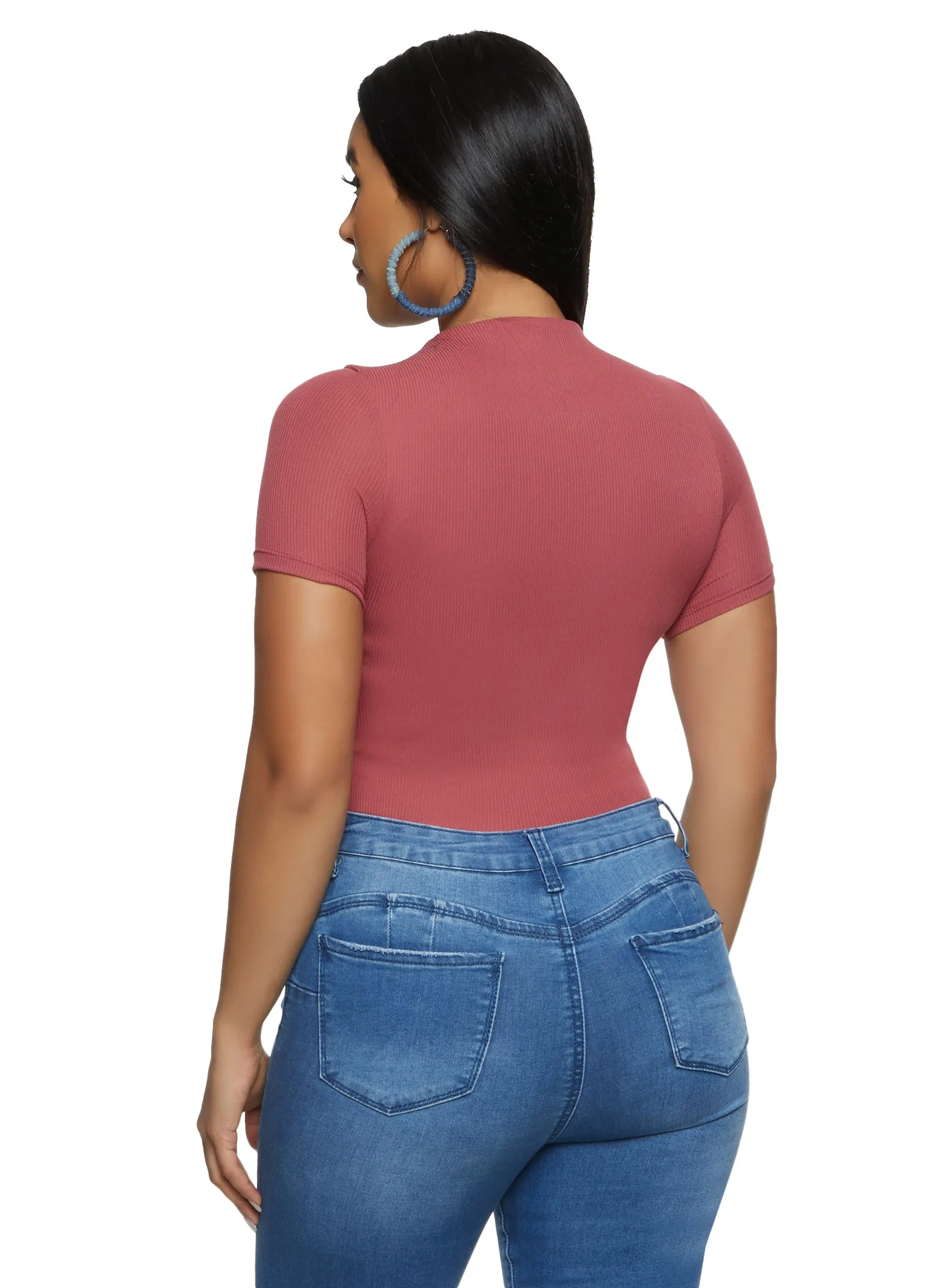 Double Layer Short Sleeve Bodysuit sold by Rainbow product image thumbnail 3