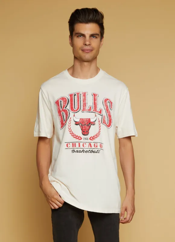 Mens NBA Chicago Bulls 1996 Basketball Graphic T Shirt sold by Rainbow