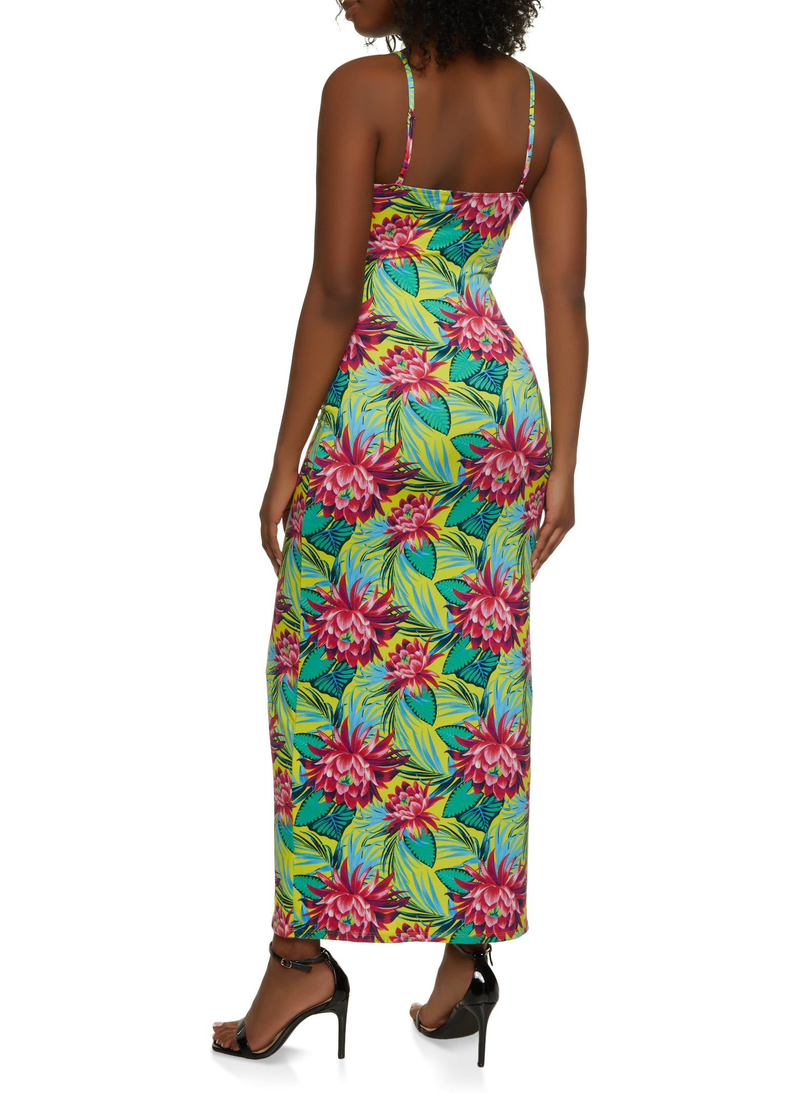 Tropical Print Cami Maxi Dress sold by Rainbow product image thumbnail 3