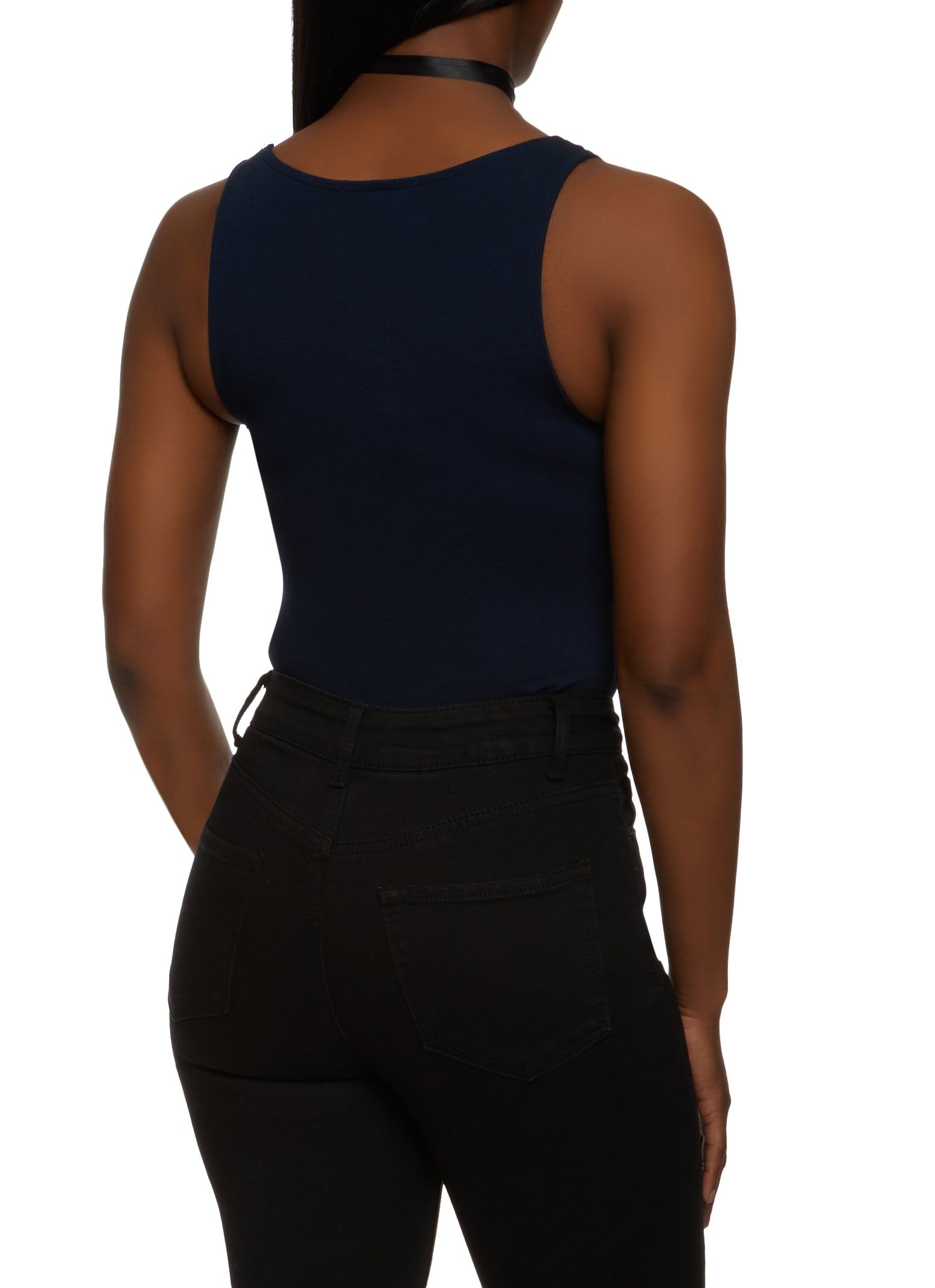 V Neck Ruched Detail Bodysuit sold by Rainbow product image thumbnail 3