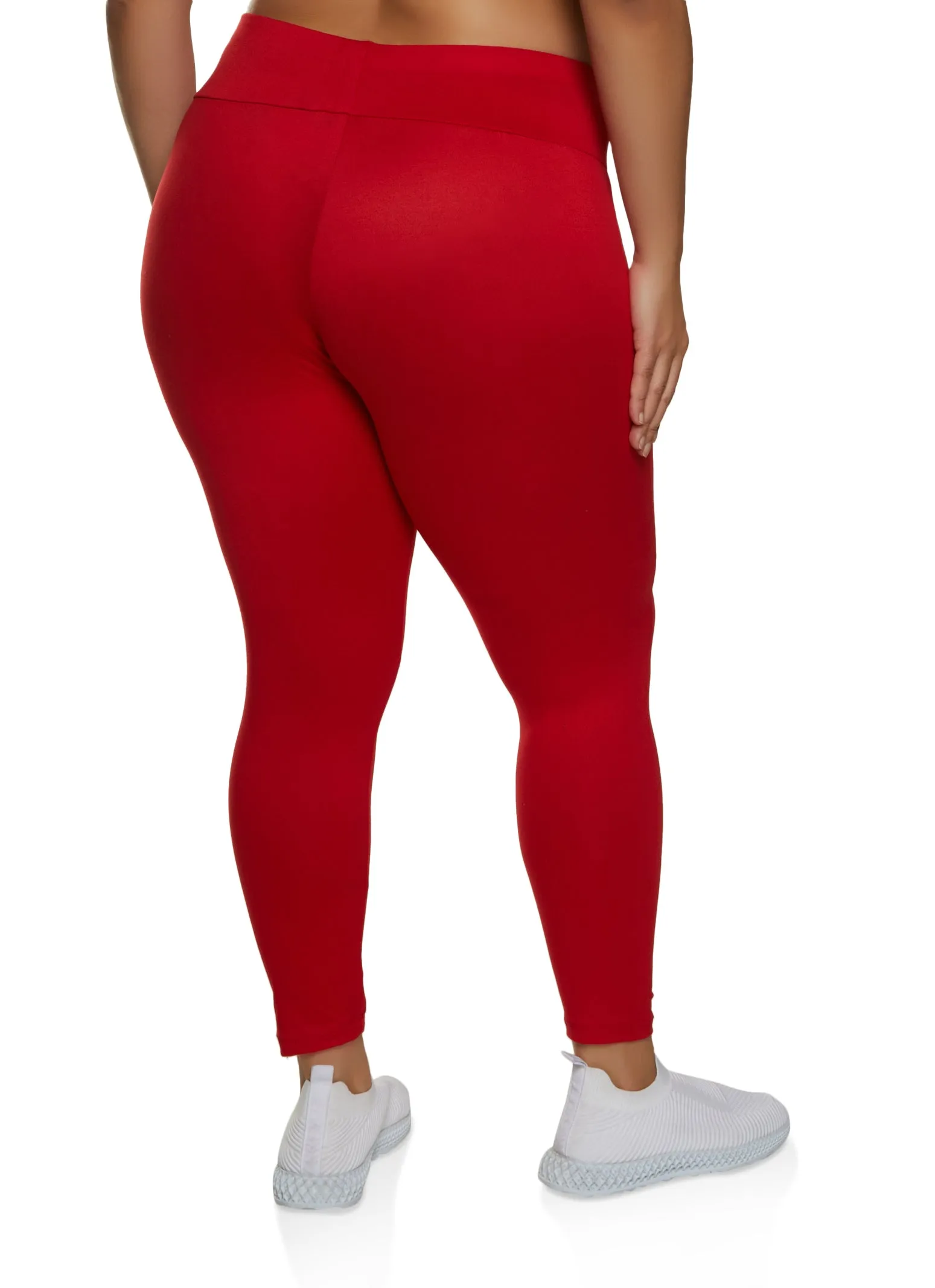 Plus Size High Waist Knit Leggings sold by Rainbow product image thumbnail 2