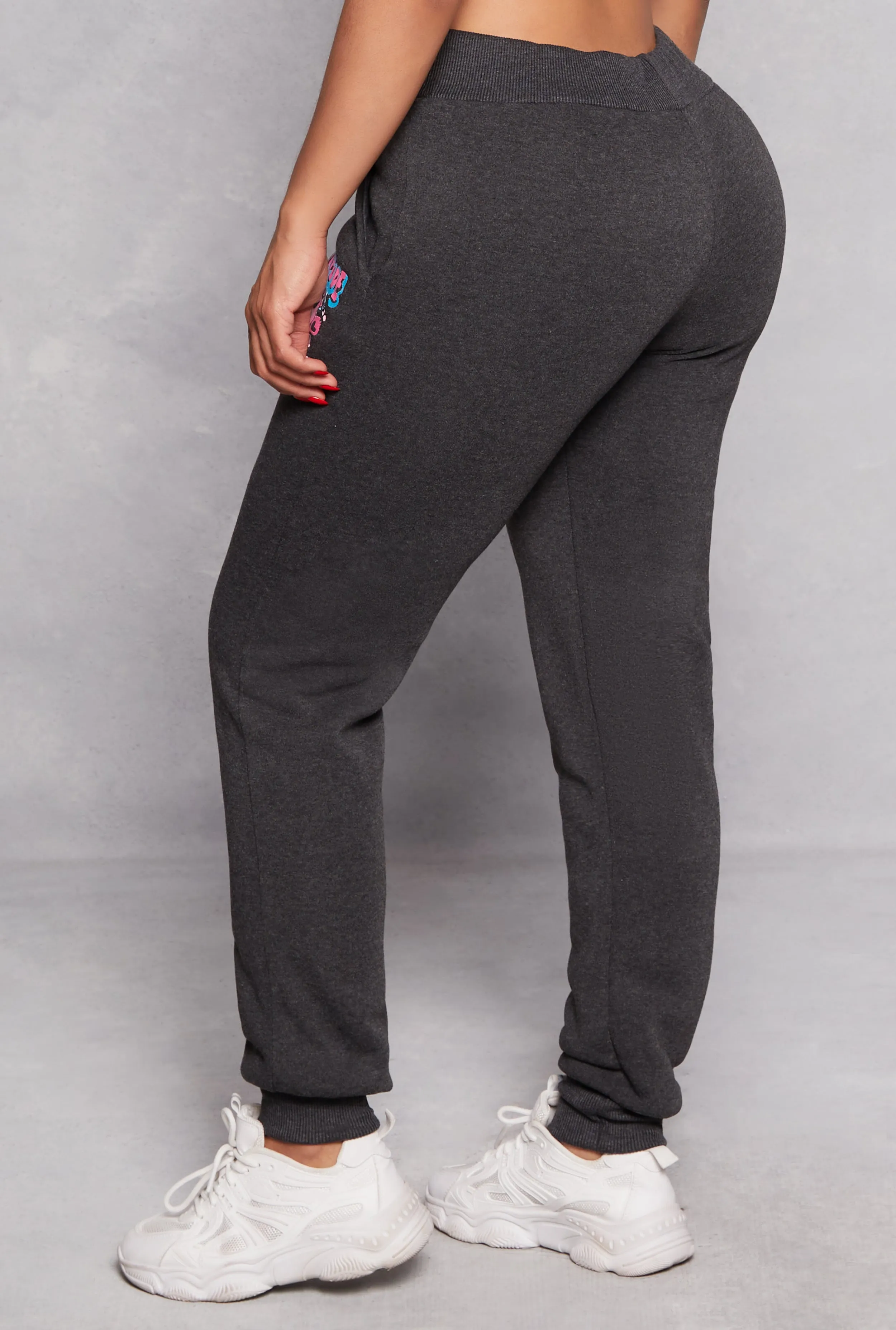 Fleece Lined Attitude Graphic Sweatpants sold by Rainbow product image thumbnail 3