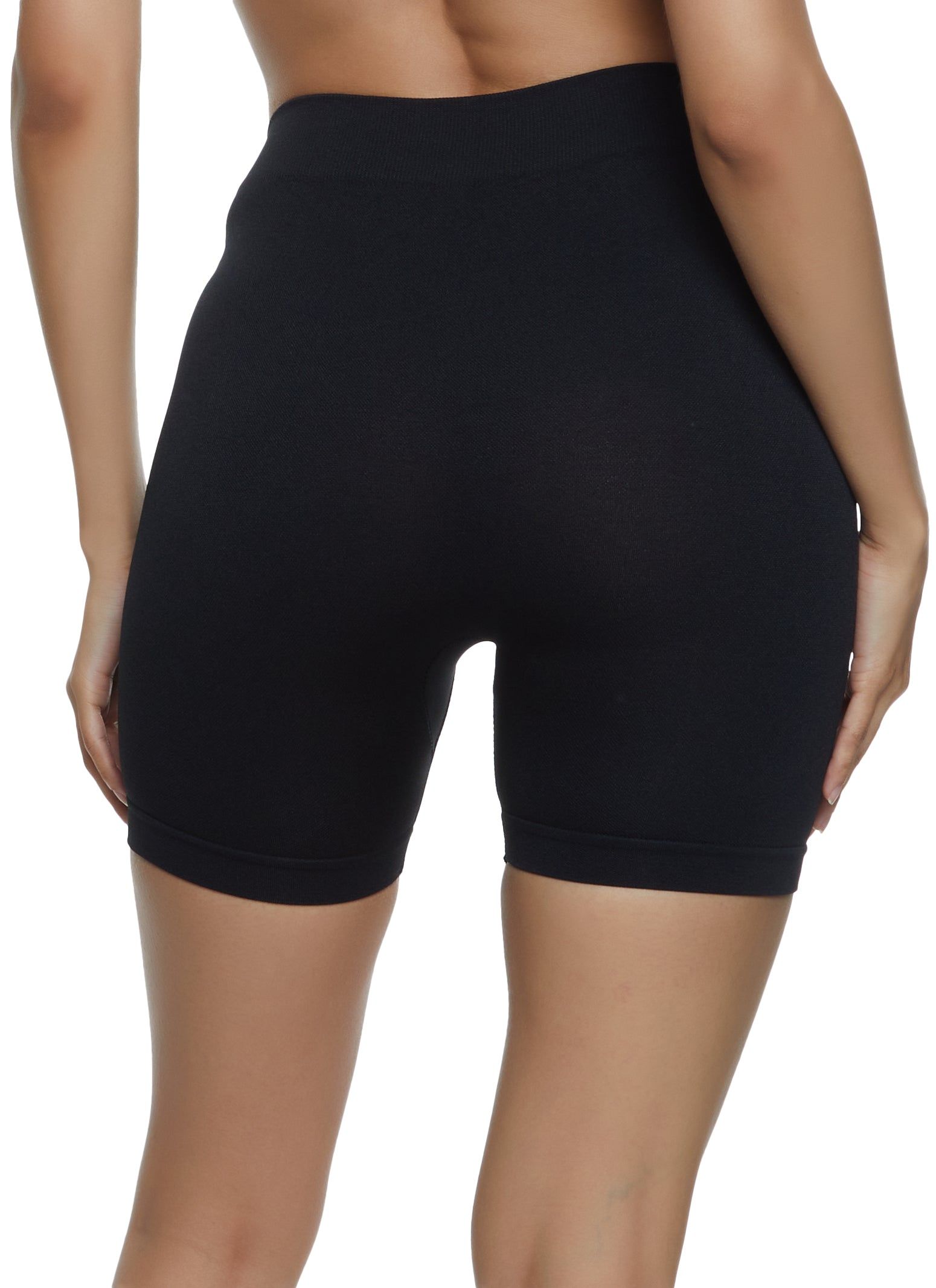 Seamless High Waist Biker Shorts sold by Rainbow product image thumbnail 2