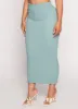 Textured Knit High Waist Skirt sold by Rainbow