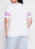 Plus Size Love 17 V Neck Football Jersey sold by Rainbow
