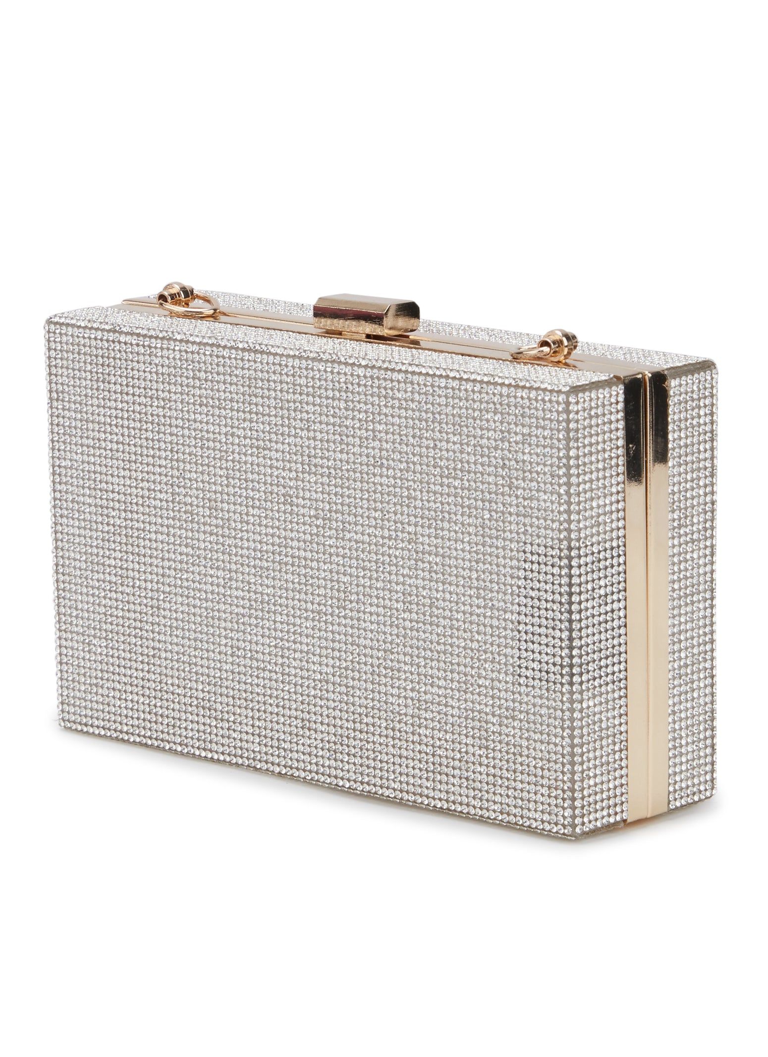 Rhinestone Studded Convertible Clutch Box Purse sold by Rainbow product image thumbnail 3