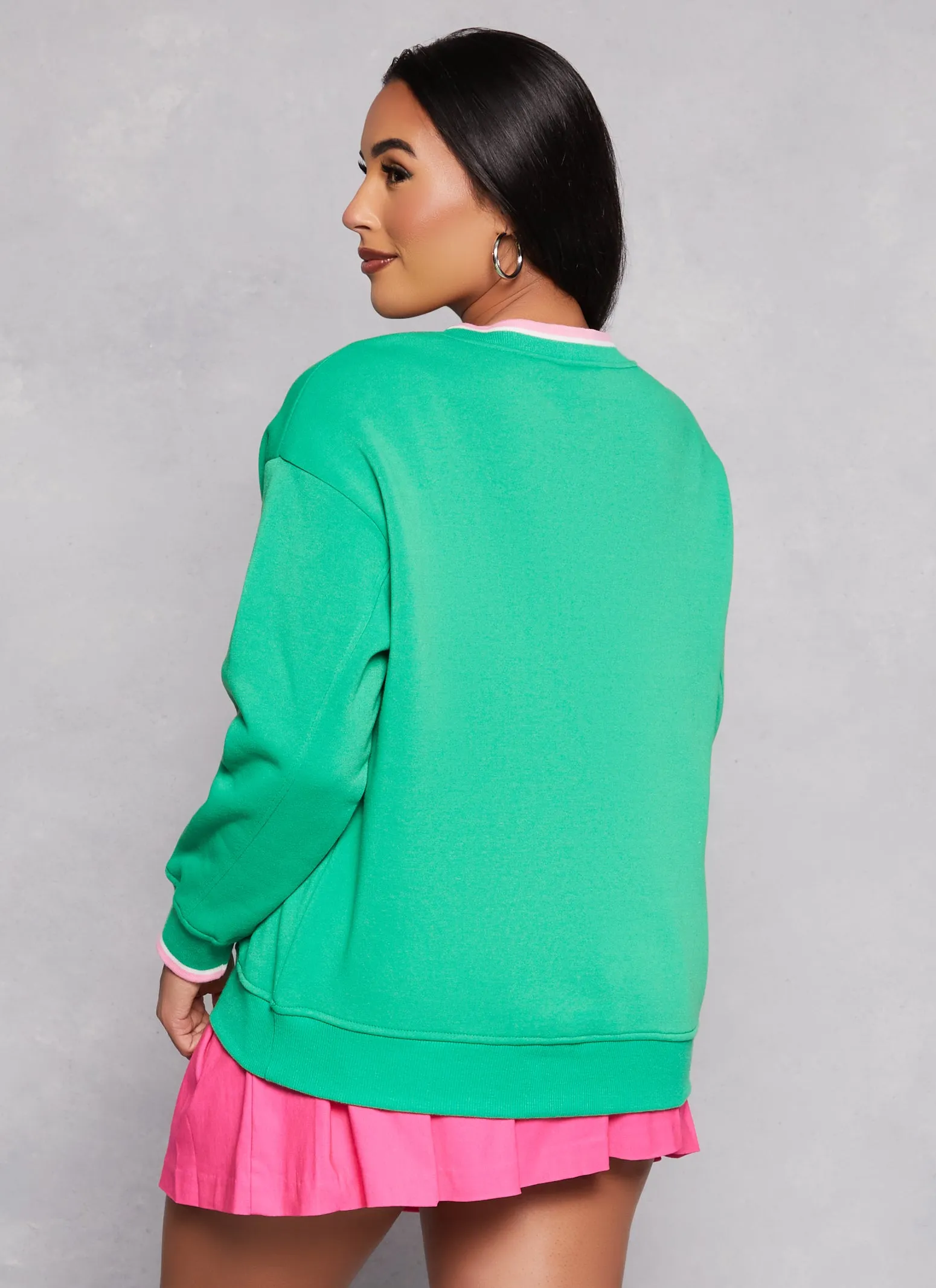 City Graphic V Neck Pullover Sweatshirt sold by Rainbow product image thumbnail 3