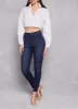 Poplin Ruched Hem Button Front Shirt sold by Rainbow