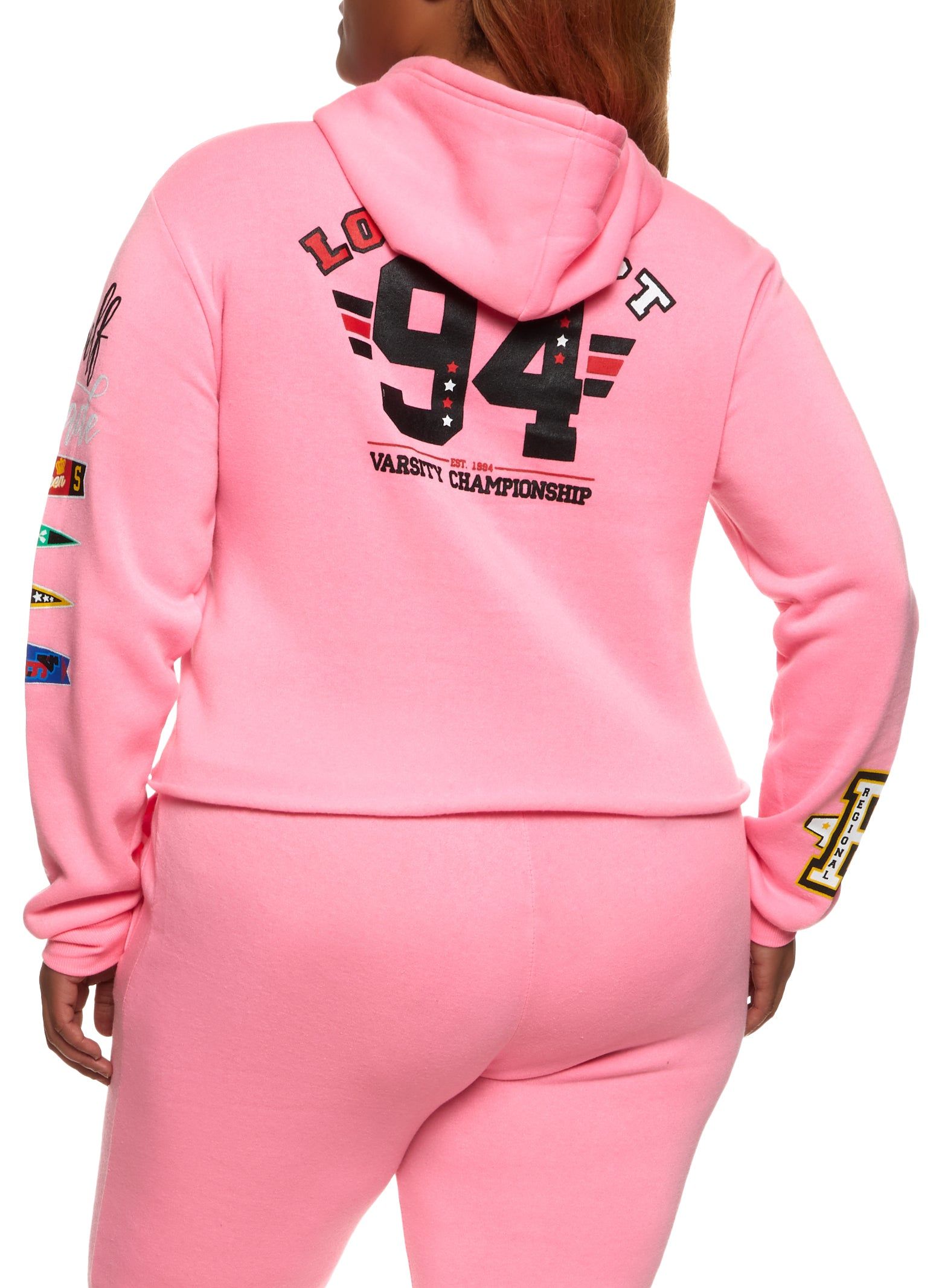 Plus Size Slashed Graphic Print Pullover Hoodie sold by Rainbow product image thumbnail 3