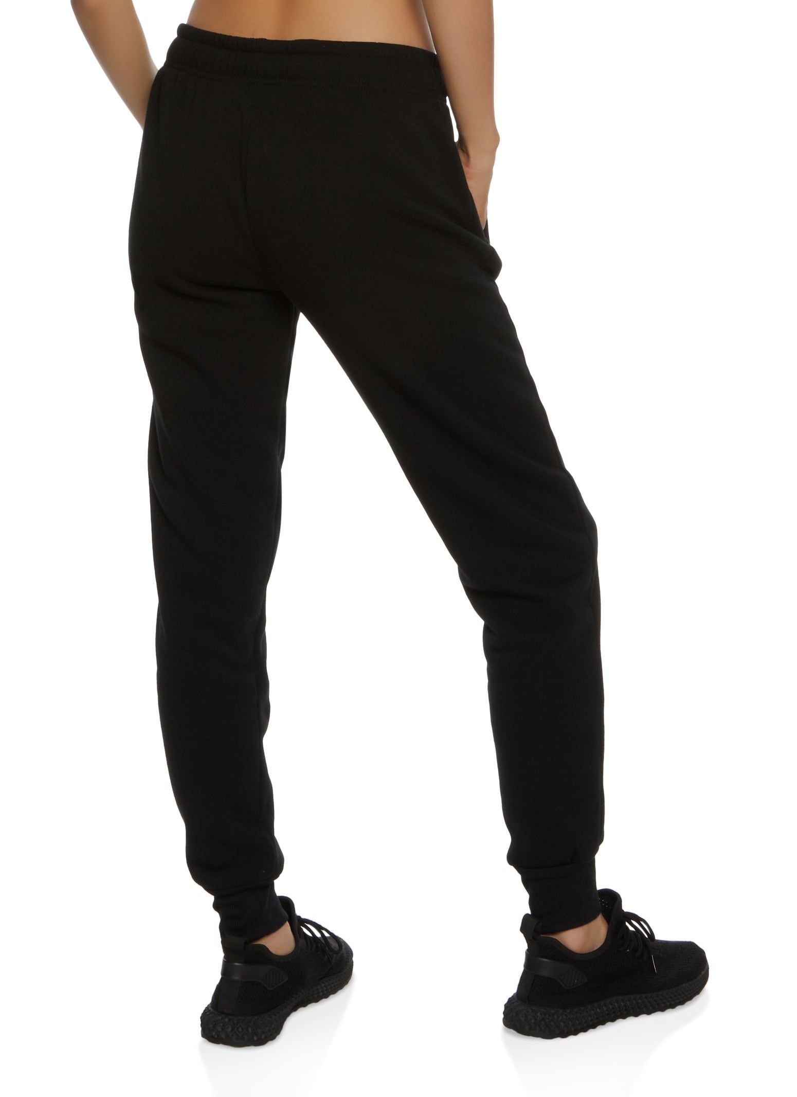 Fleece Zip Pocket Pintuck Joggers sold by Rainbow product image thumbnail 2