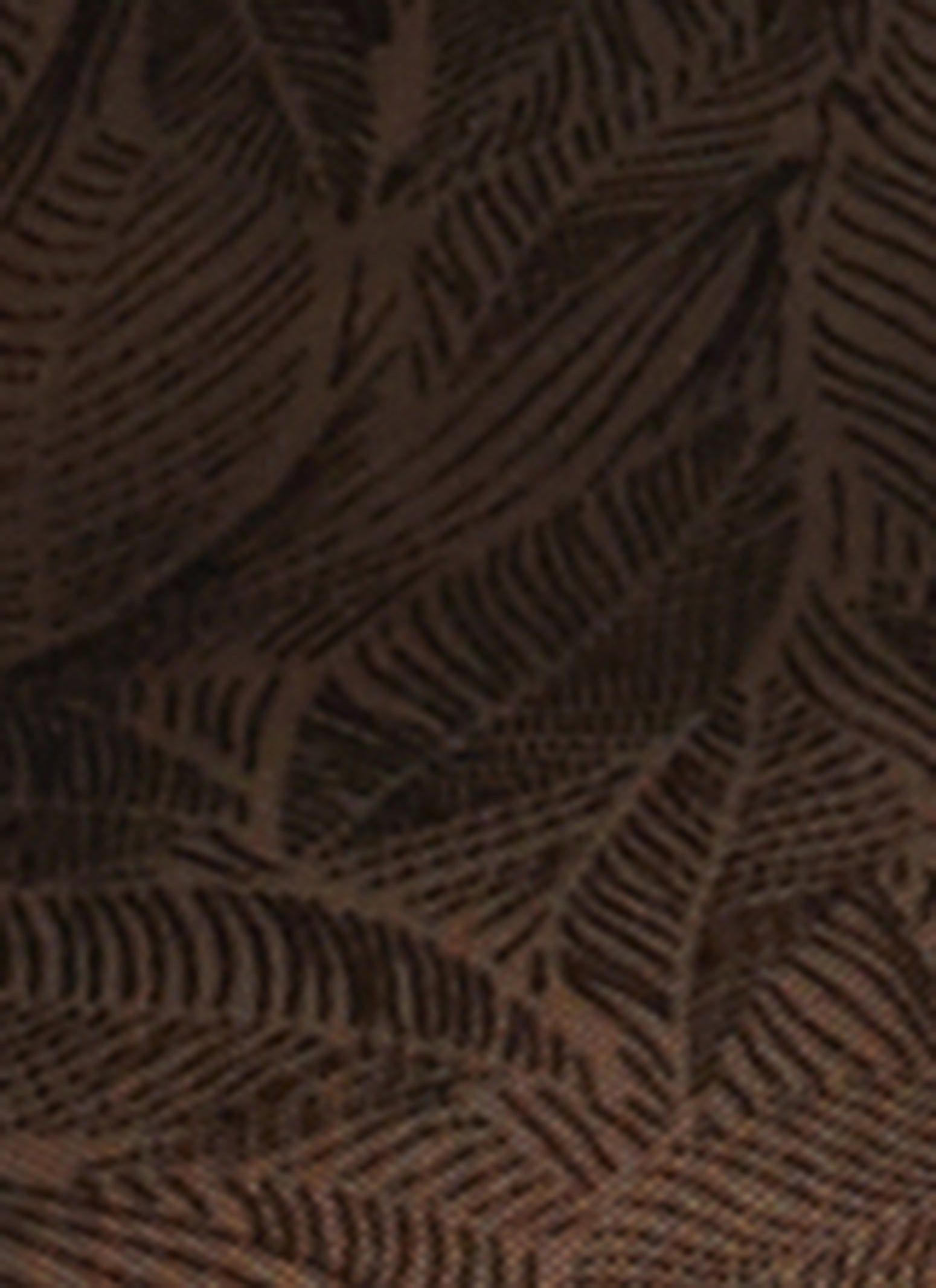 Plus Size Mesh Leaf Print Long Sleeve Bodysuit sold by Rainbow product image thumbnail 4